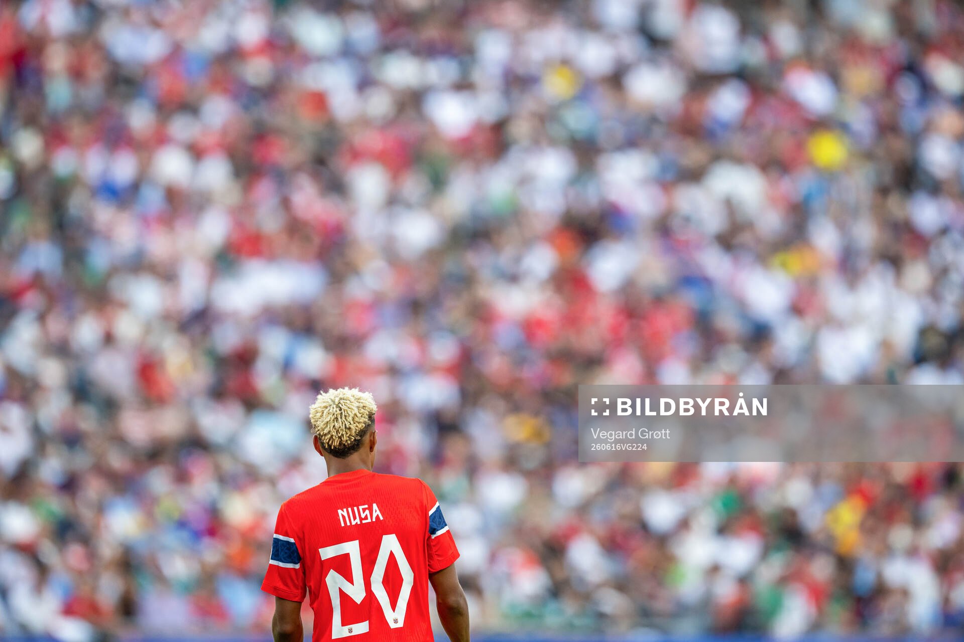 Antonio Nusa of Norway