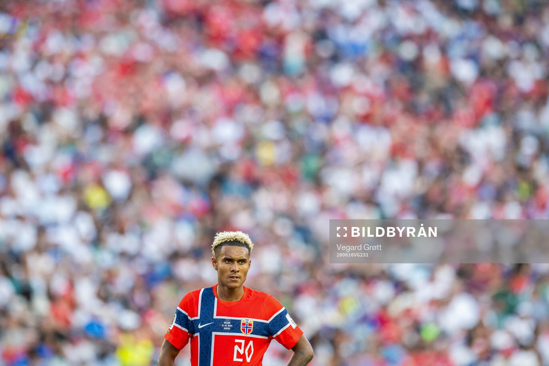 Antonio Nusa of Norway