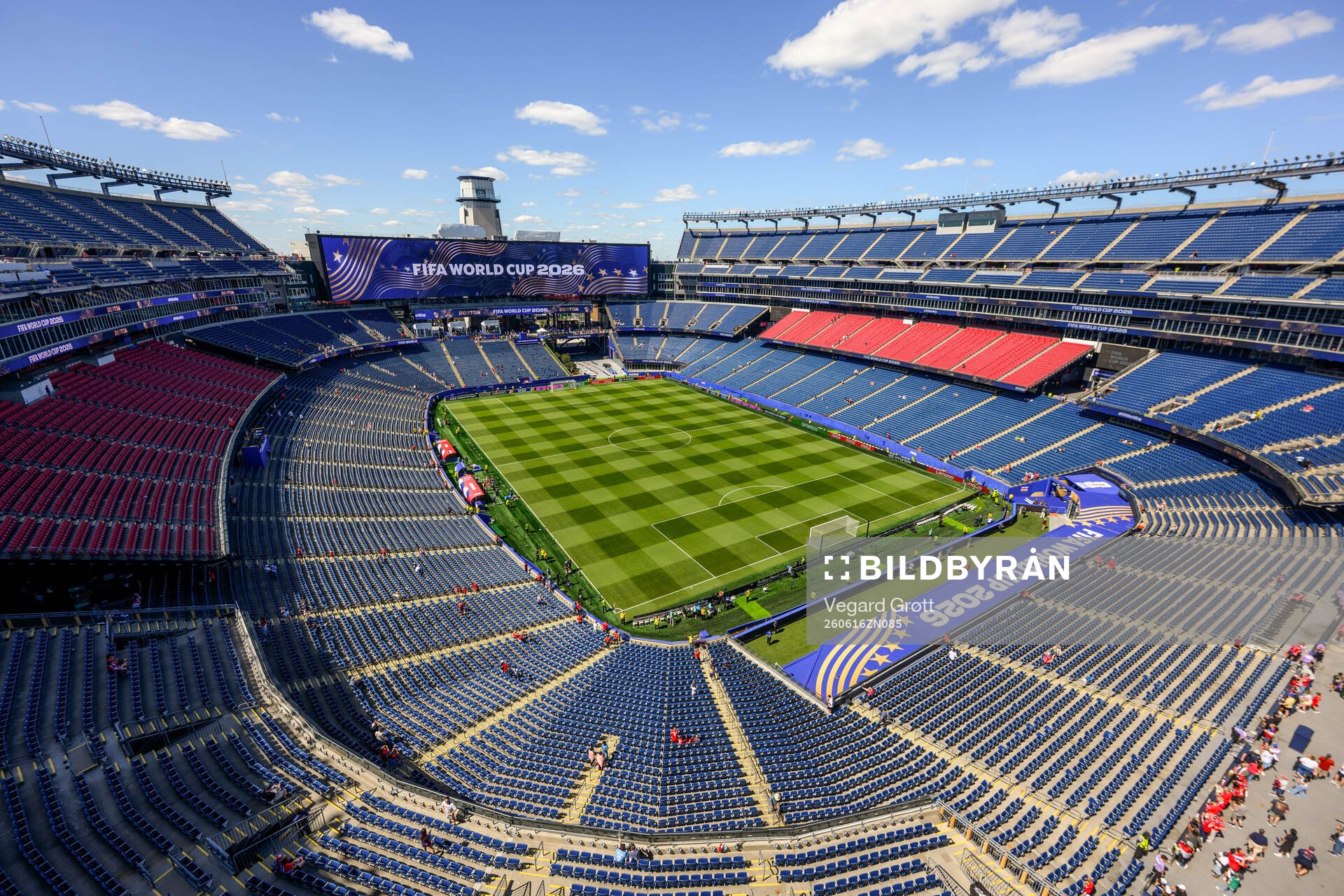 General view of Boston Stadium