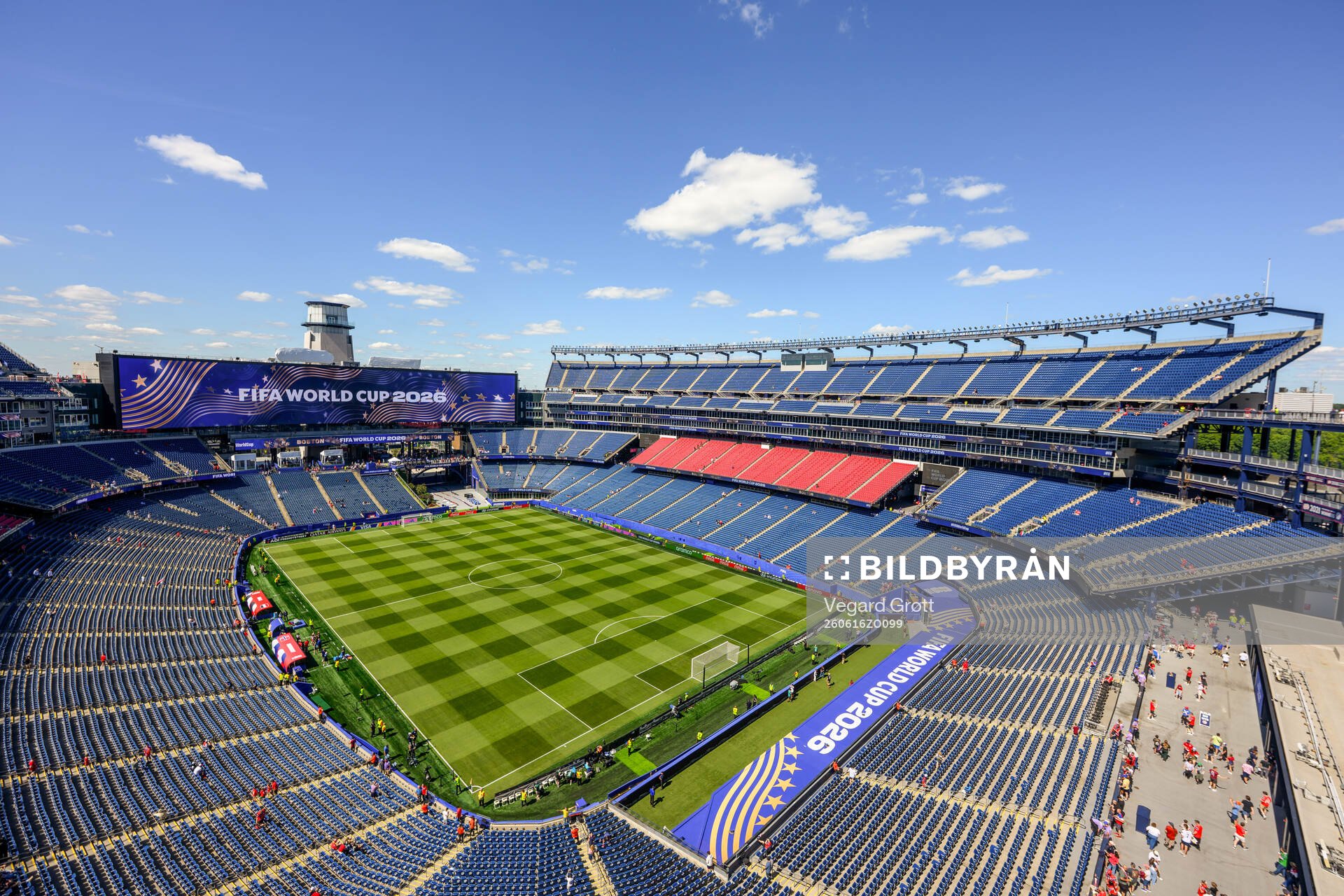 General view of Boston Stadium
