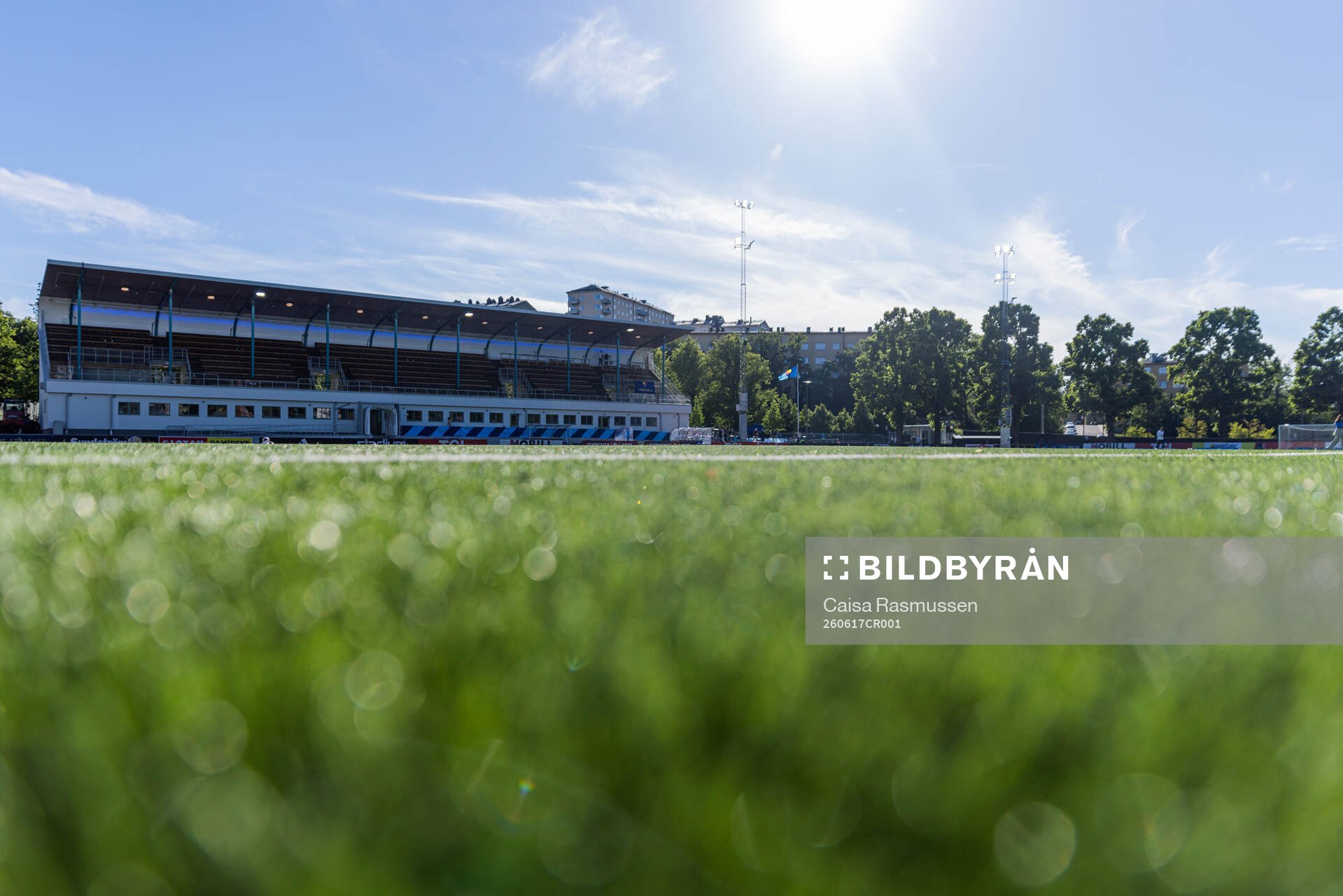 Vy över Kristineberg IP
