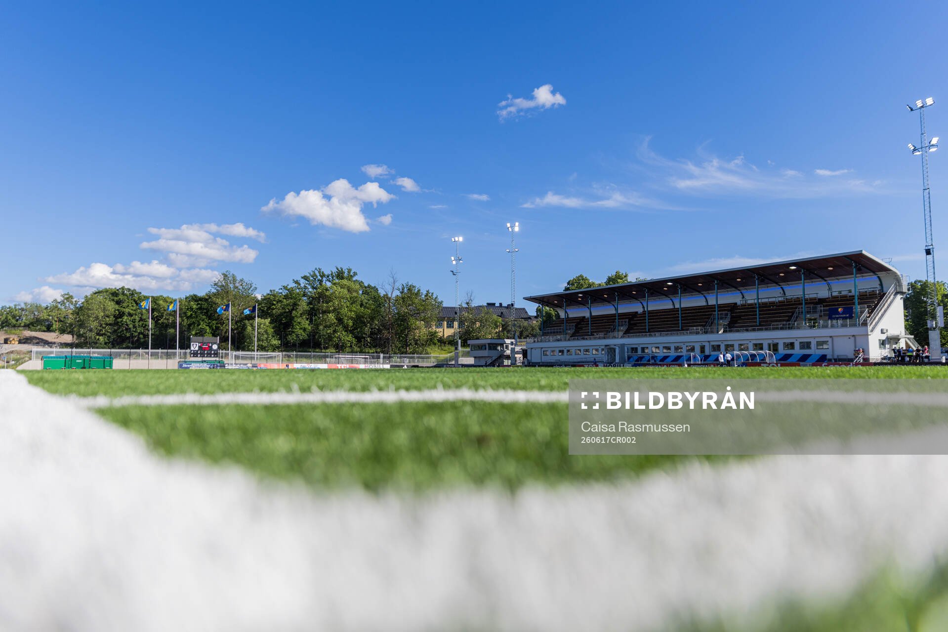 Vy över Kristineberg IP