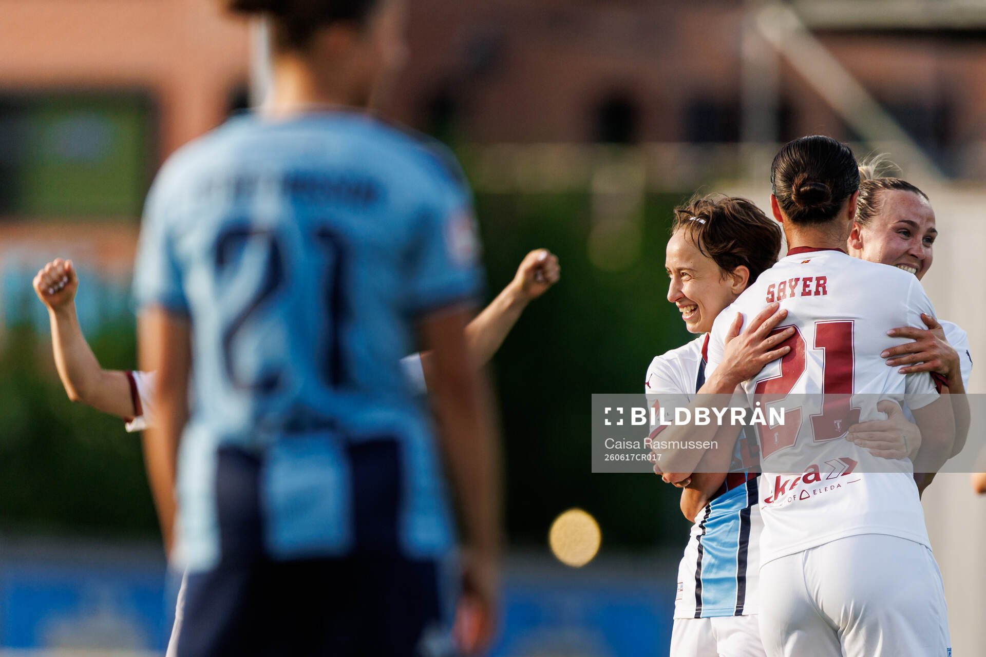 Malmö FFs Miljana Ivanovic jublar