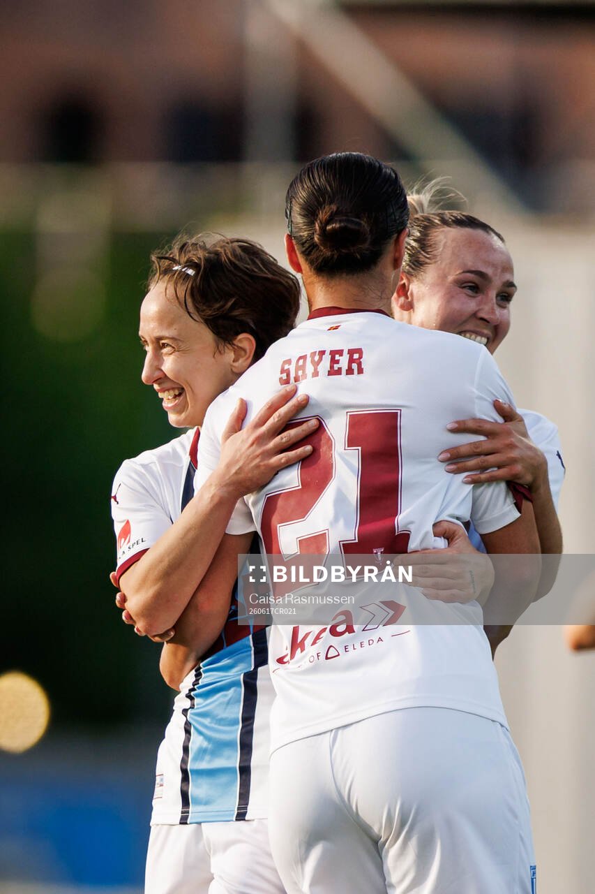 Malmö FFs Miljana Ivanovic jublar