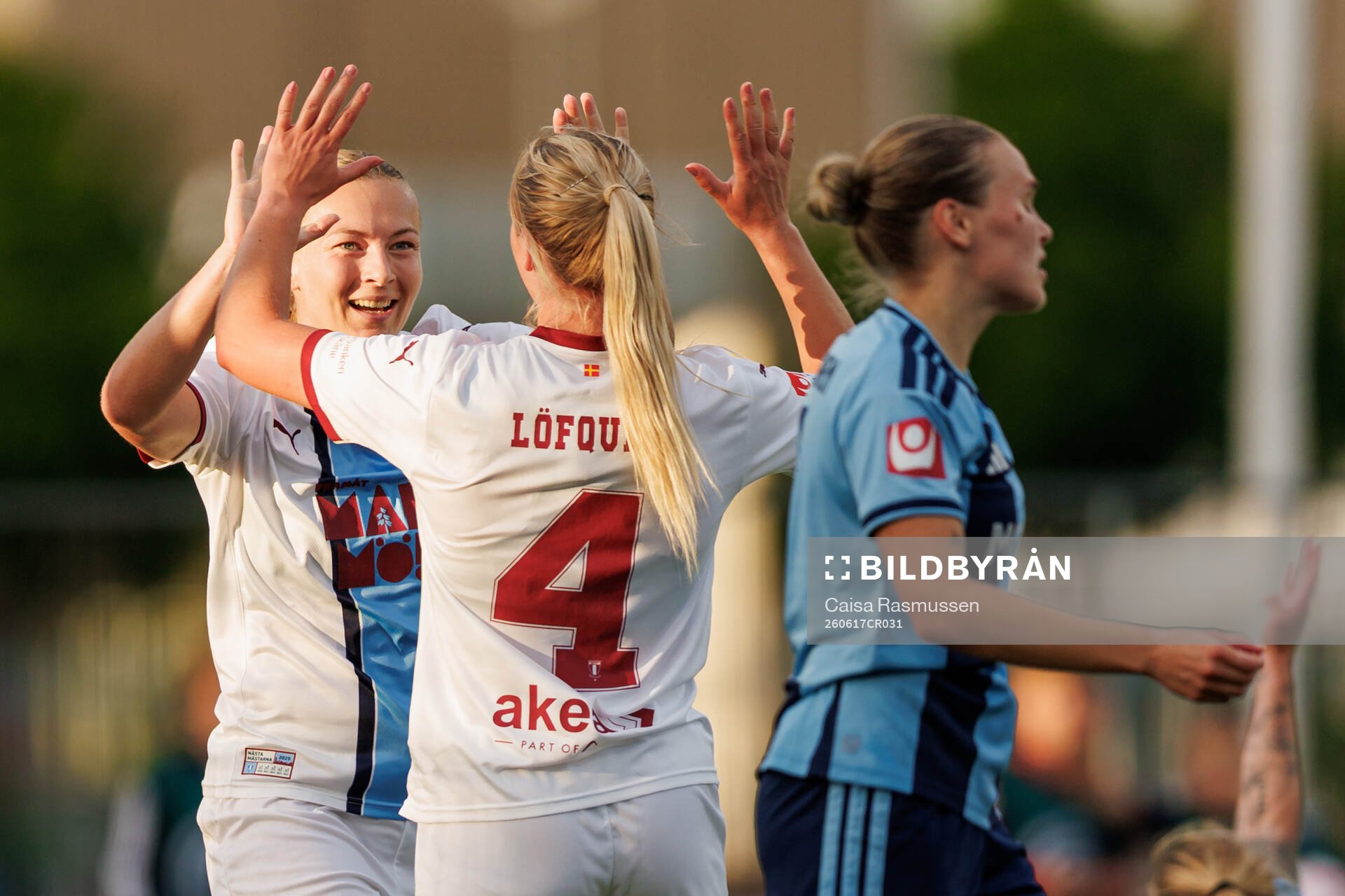 Malmö FFs Sara Kanutte Sørensen Fornes och Ellen