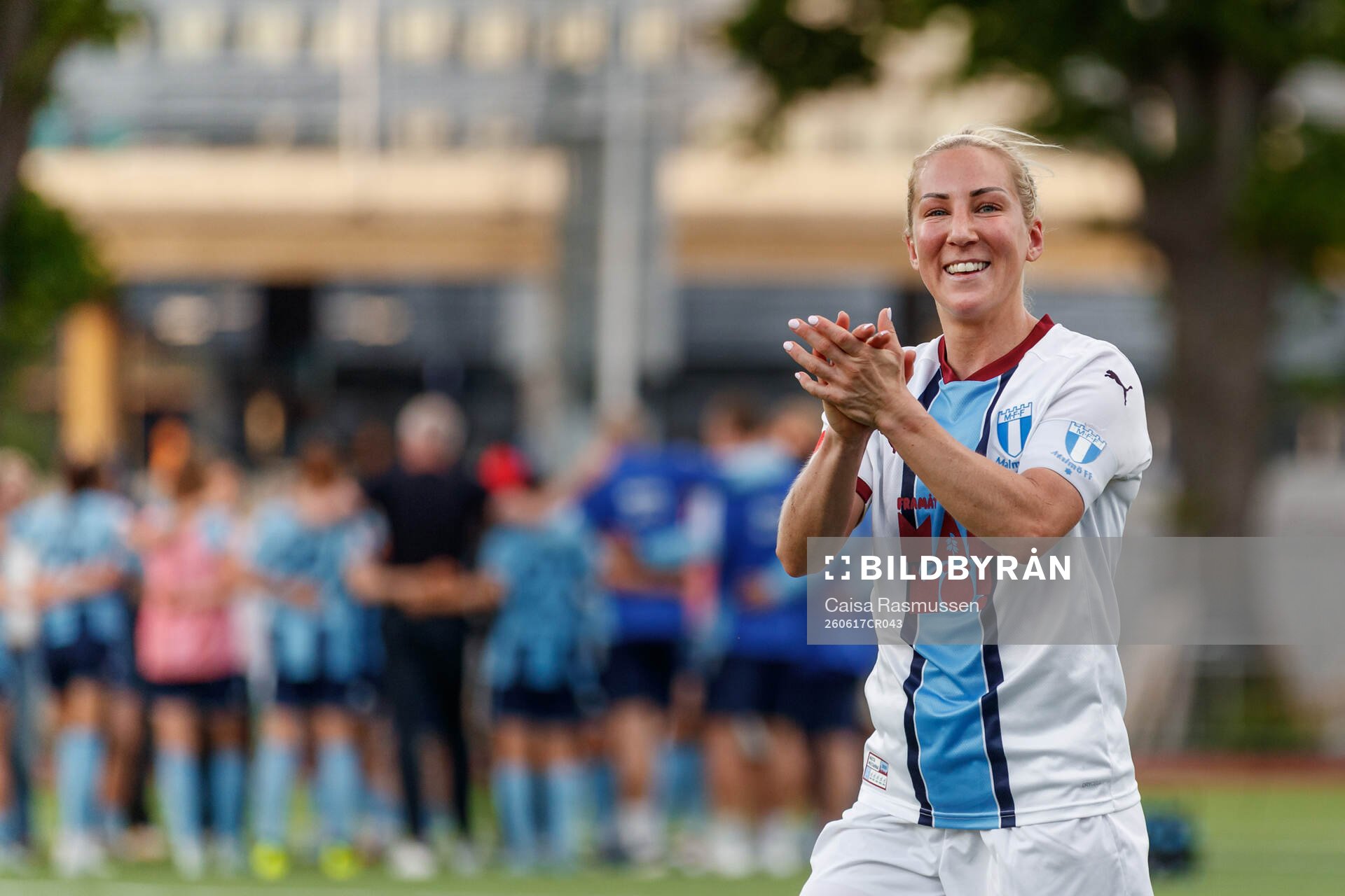 Malmö FFs Mia Persson jublar