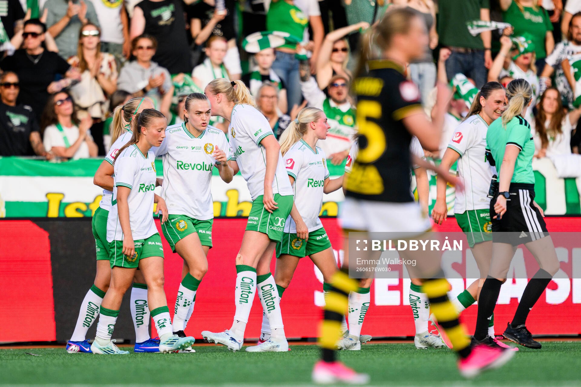 Hammarbys Elin Sørum jublar