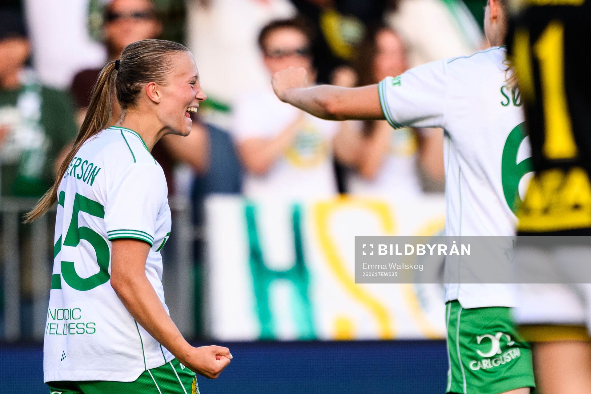 Hammarbys Fanny Peterson jublar