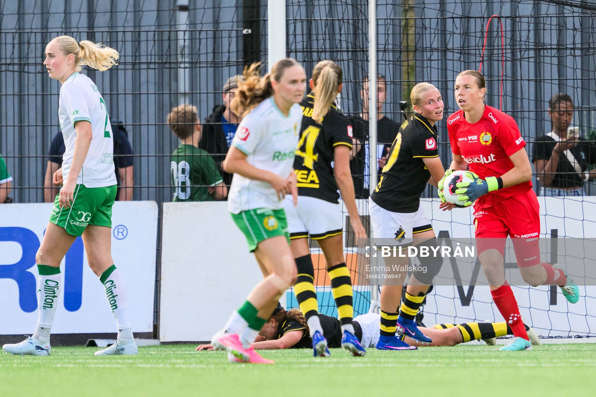 Hammarbys målvakt Melina Loeck