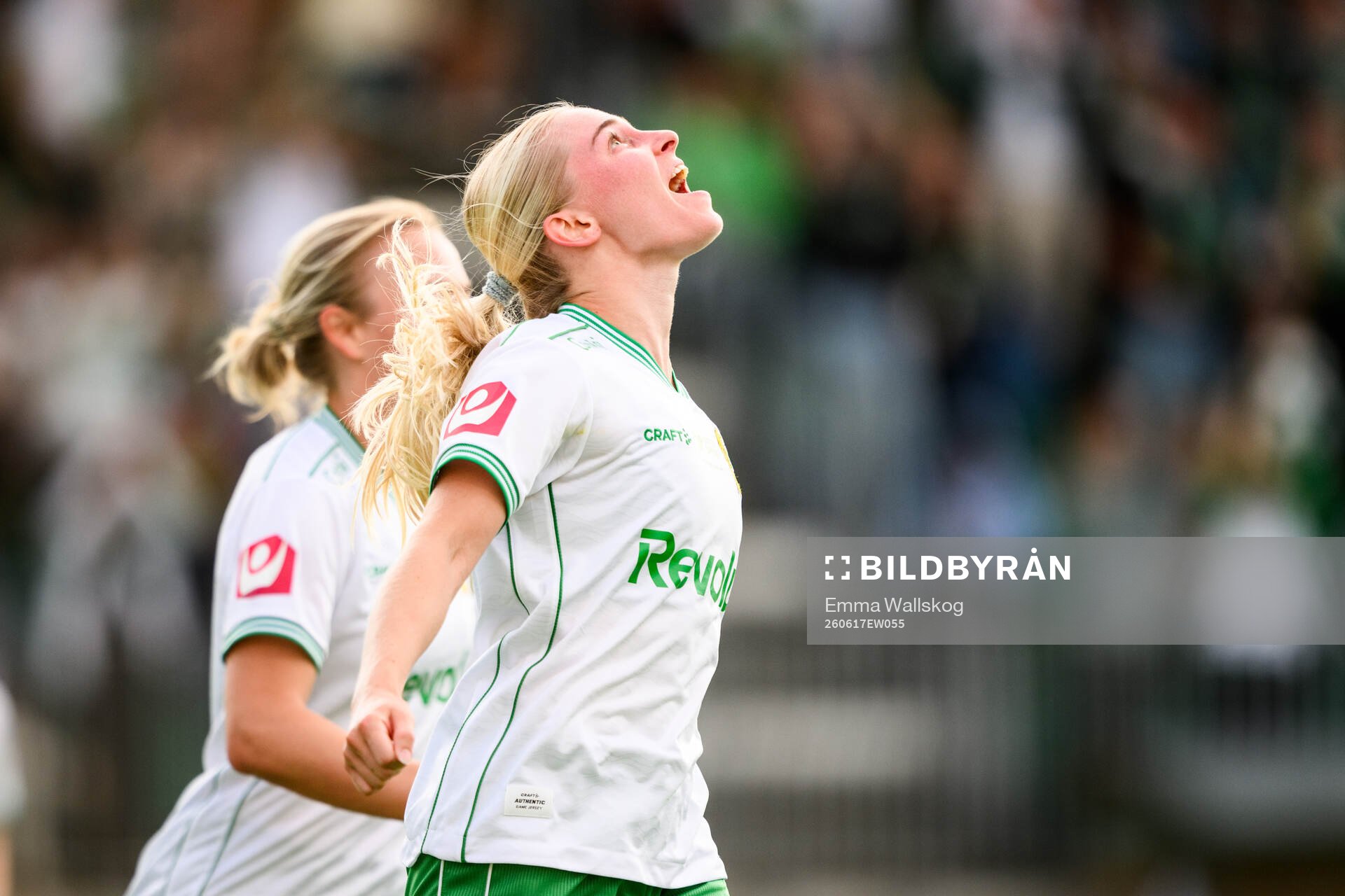 Hammarbys Emilie Joramo jublar