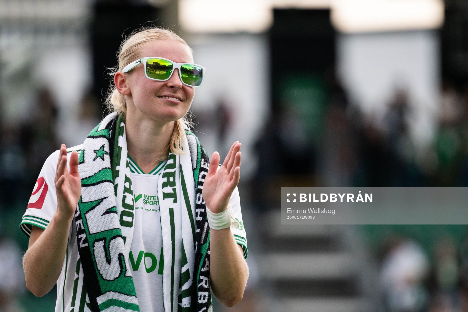Hammarbys Emilie Joramo jublar