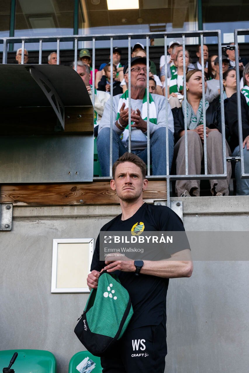 Hammarbys tränare William Strömberg