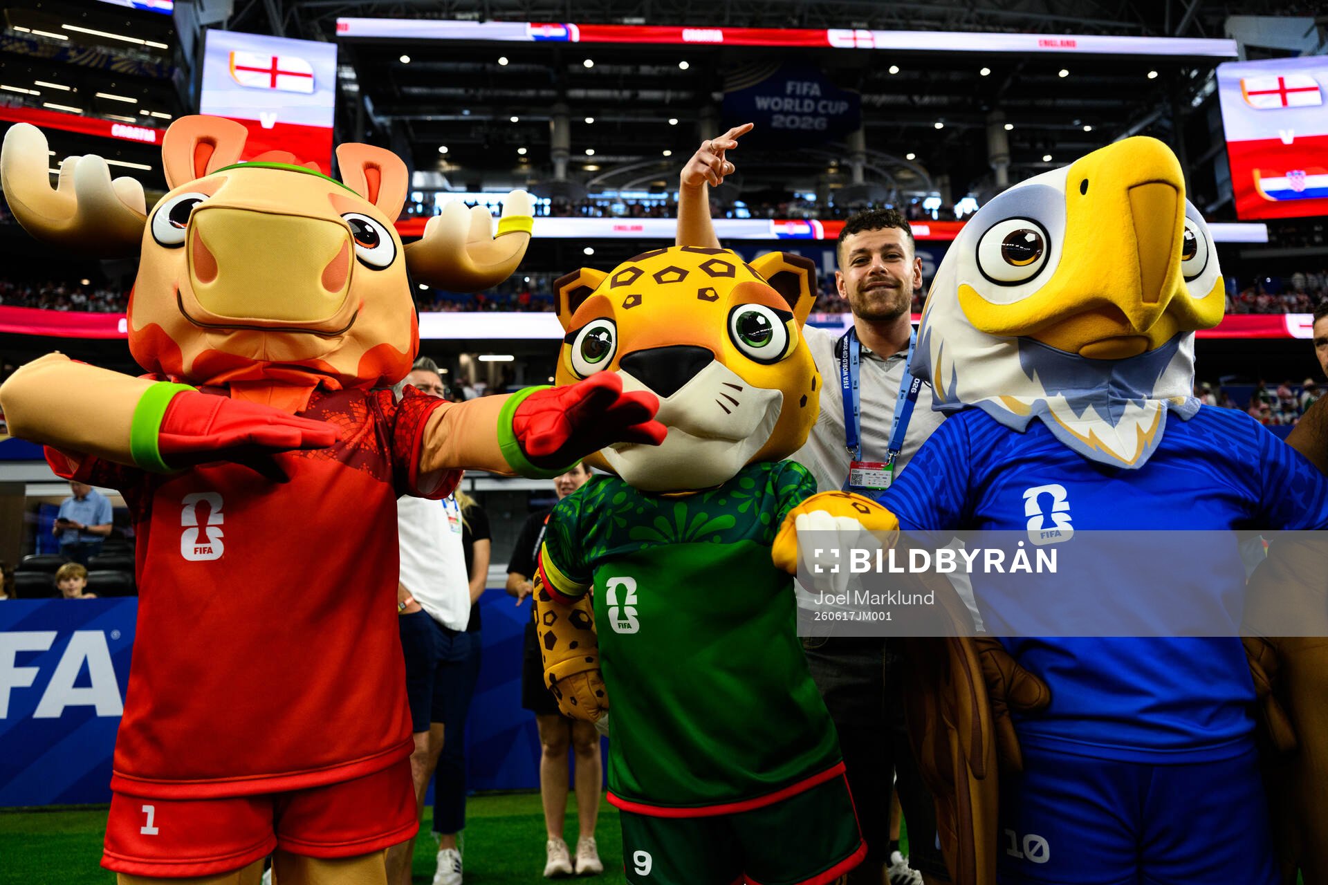 The World Cup mascots