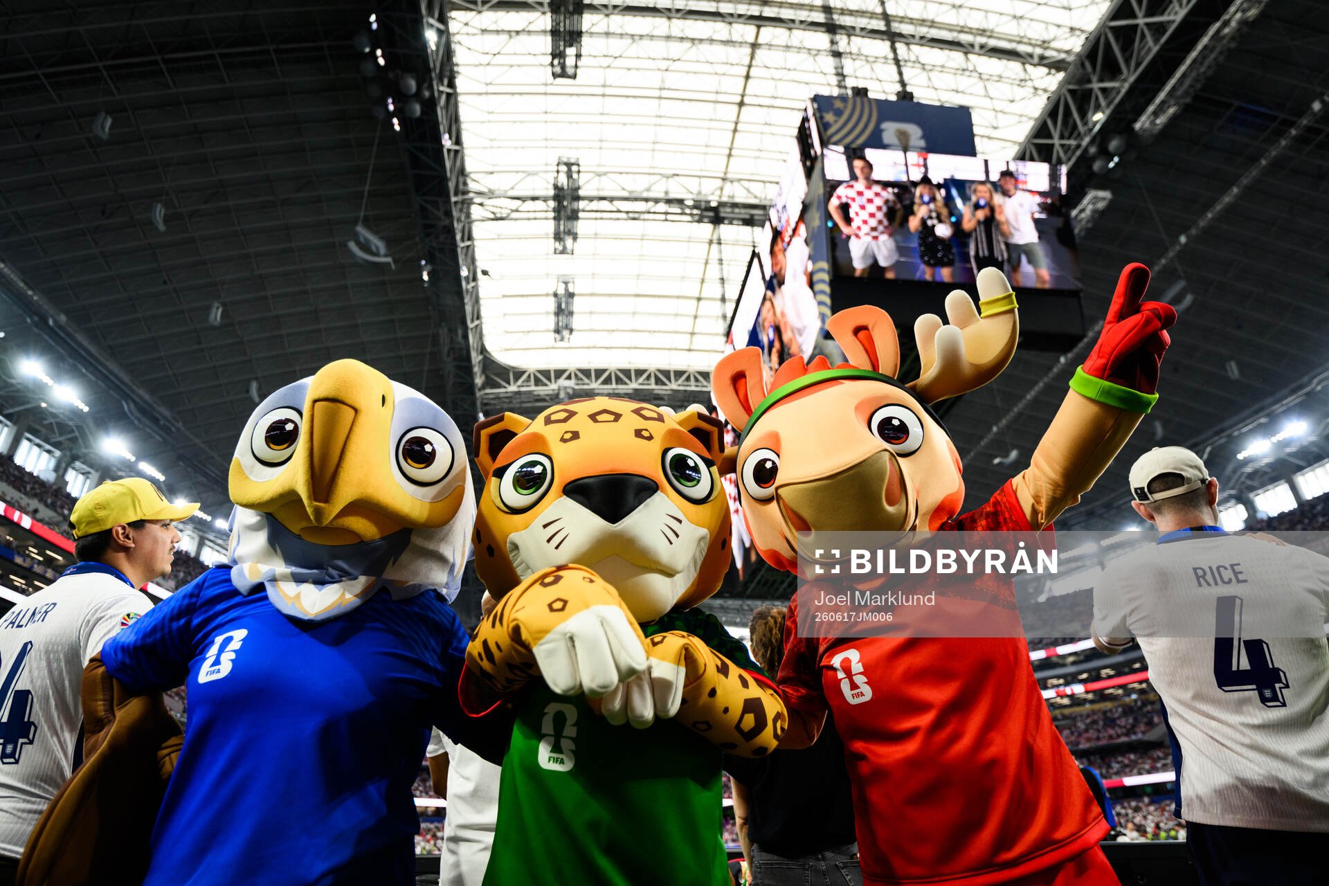 The World Cup mascots