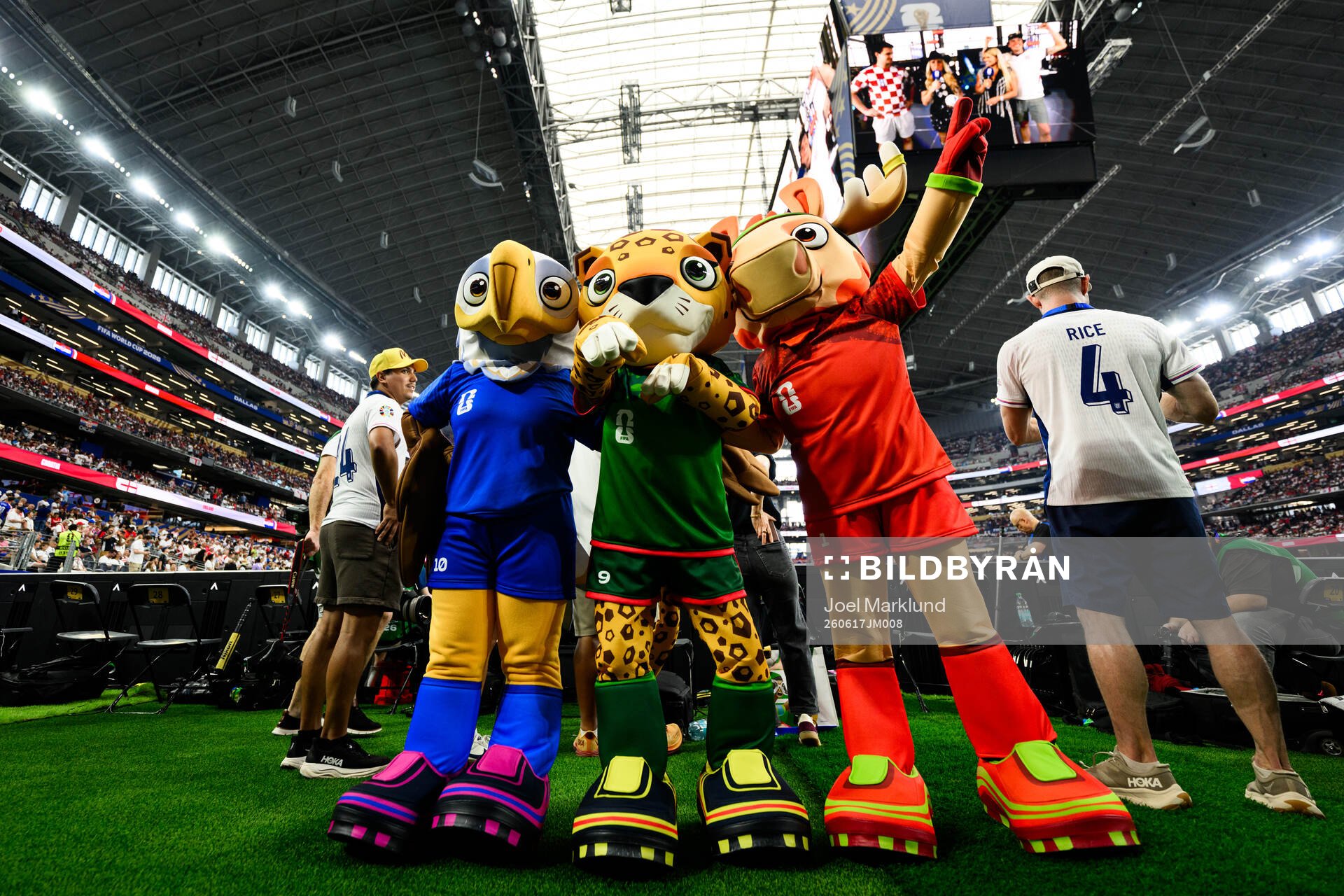 The World Cup mascots