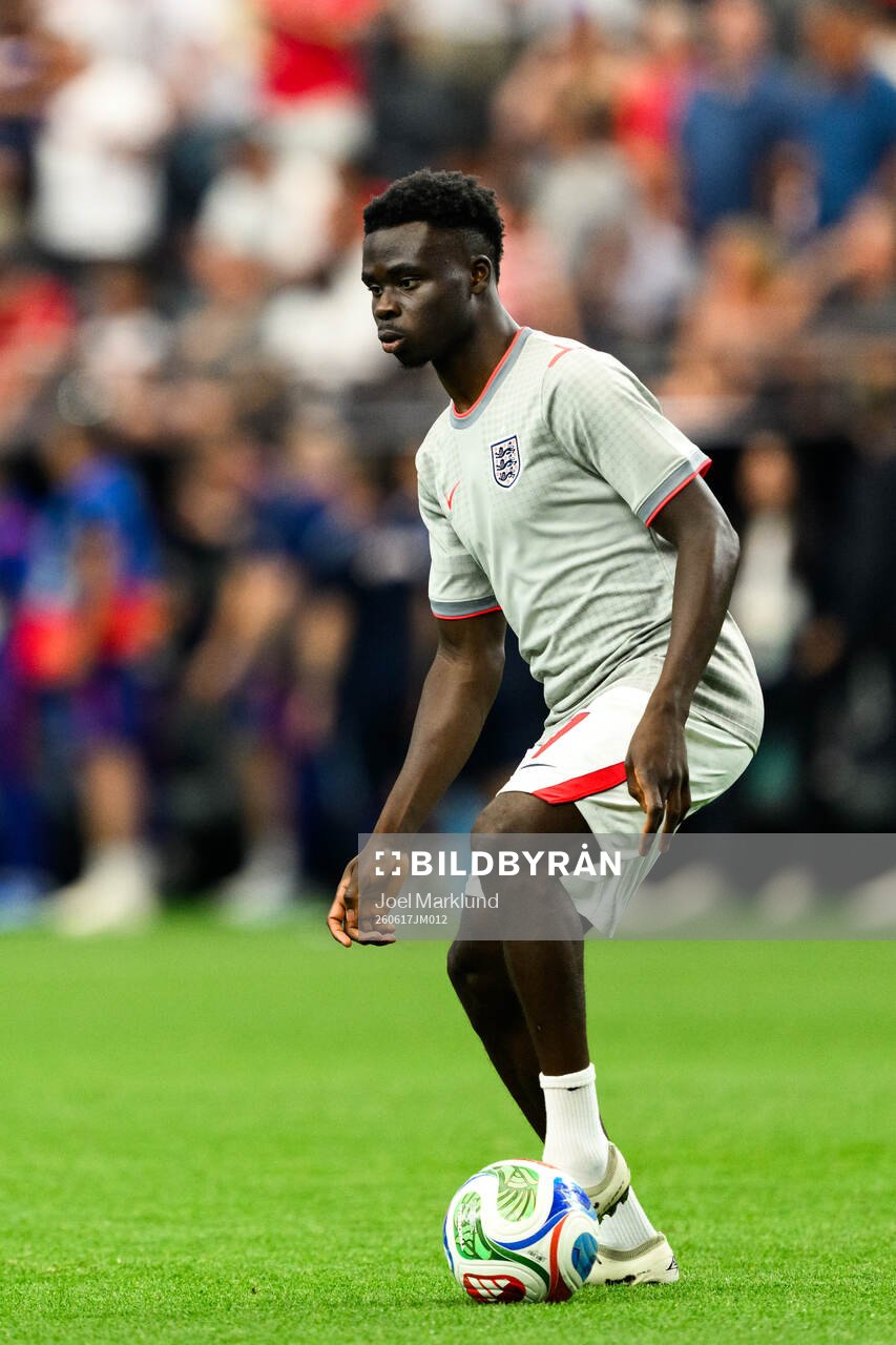 Bukayo Saka of England