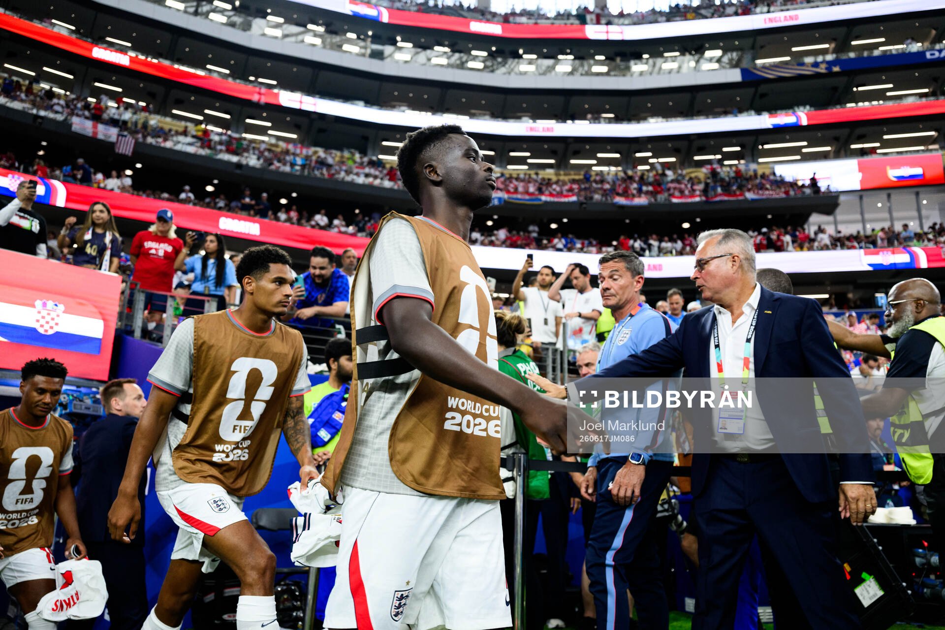 Bukayo Saka of England