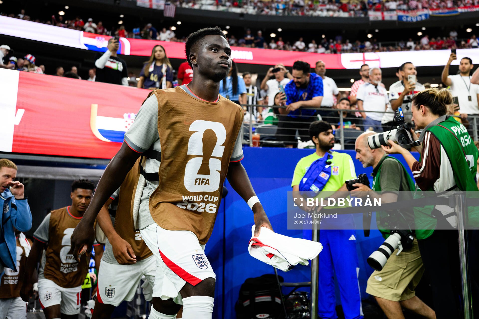 Bukayo Saka of England