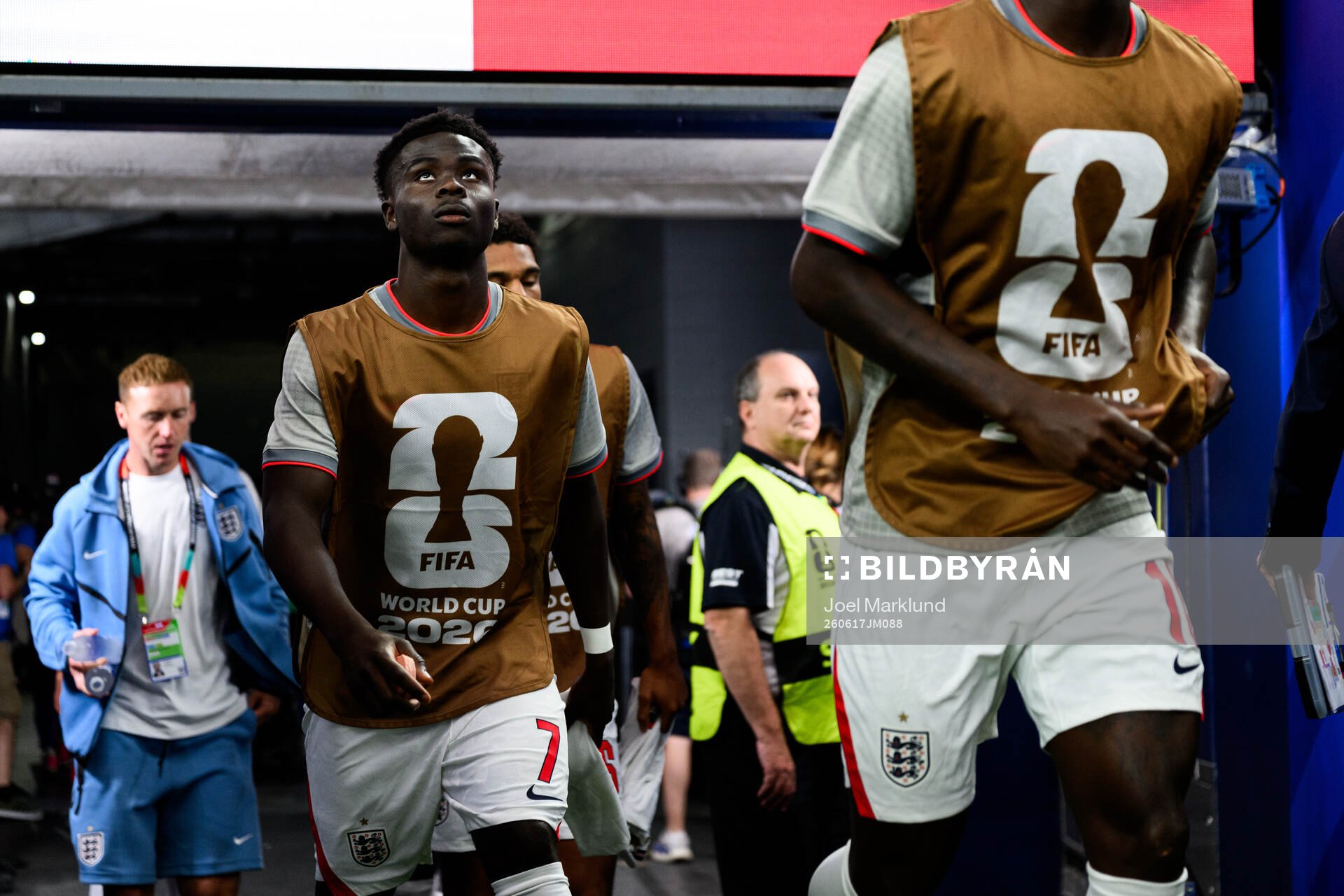 Bukayo Saka of England