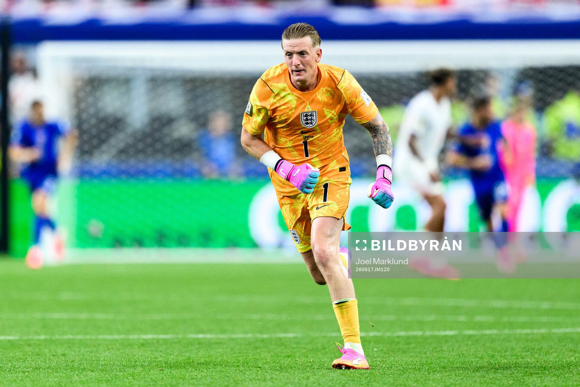 Goalkeeper Jordan Pickford of England