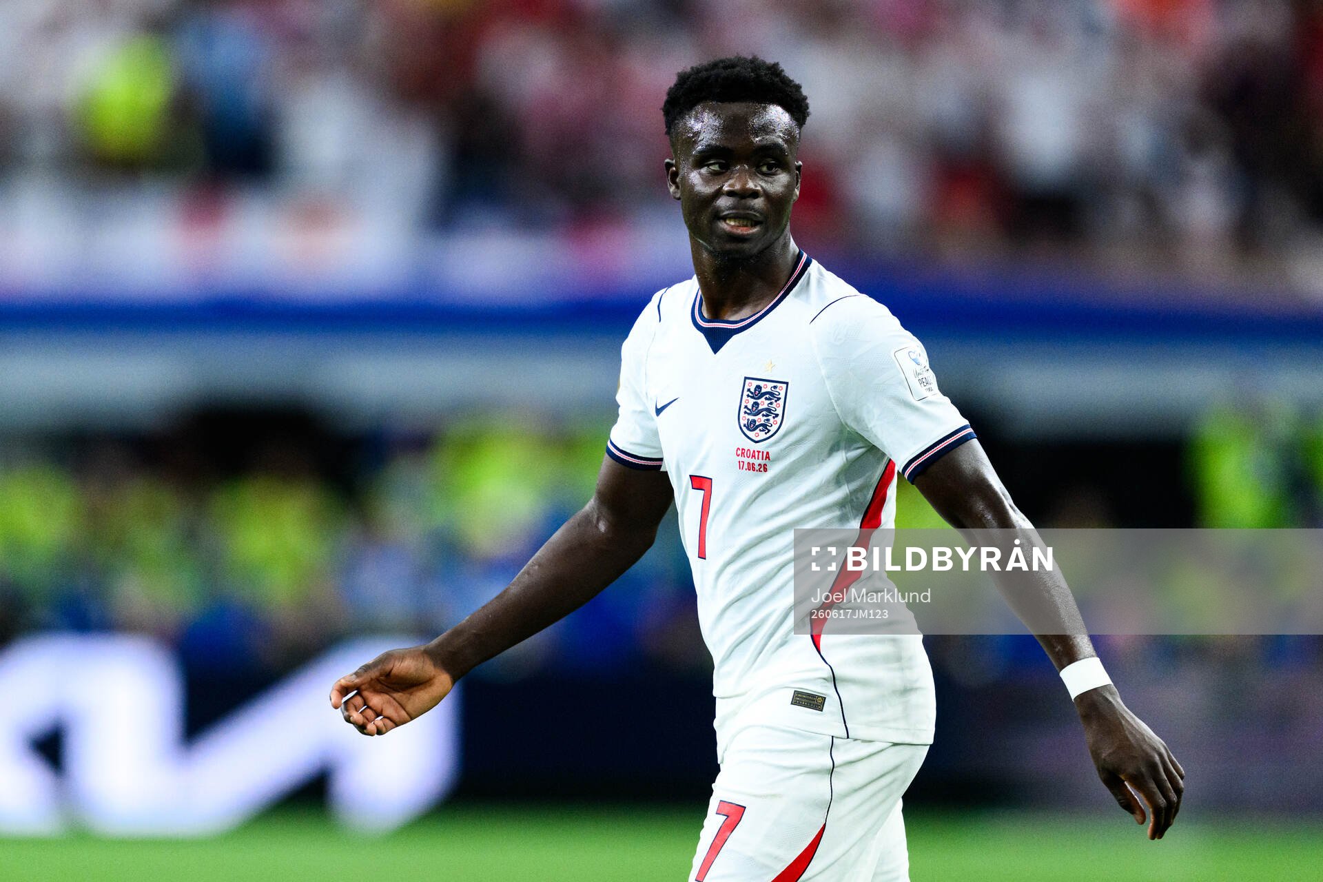 Bukayo Saka of England