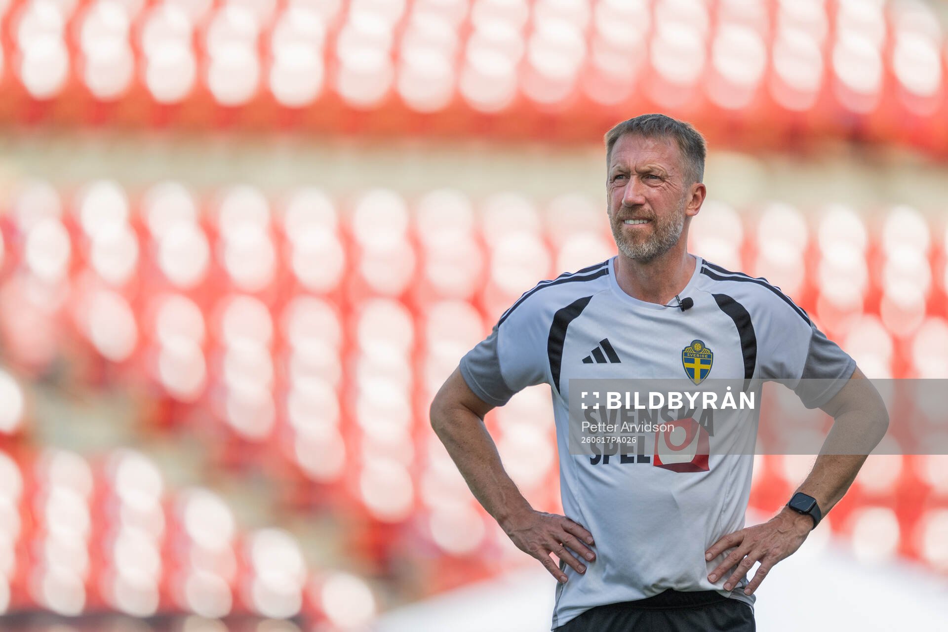 Head coach Graham Potter of the Swedish national football