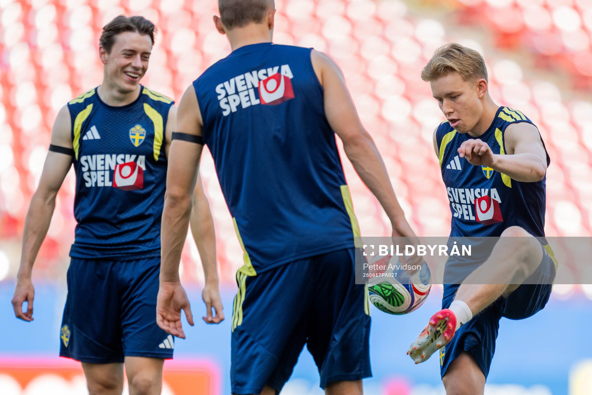 Elliot Stroud and Daniel Svensson of the Swedish national