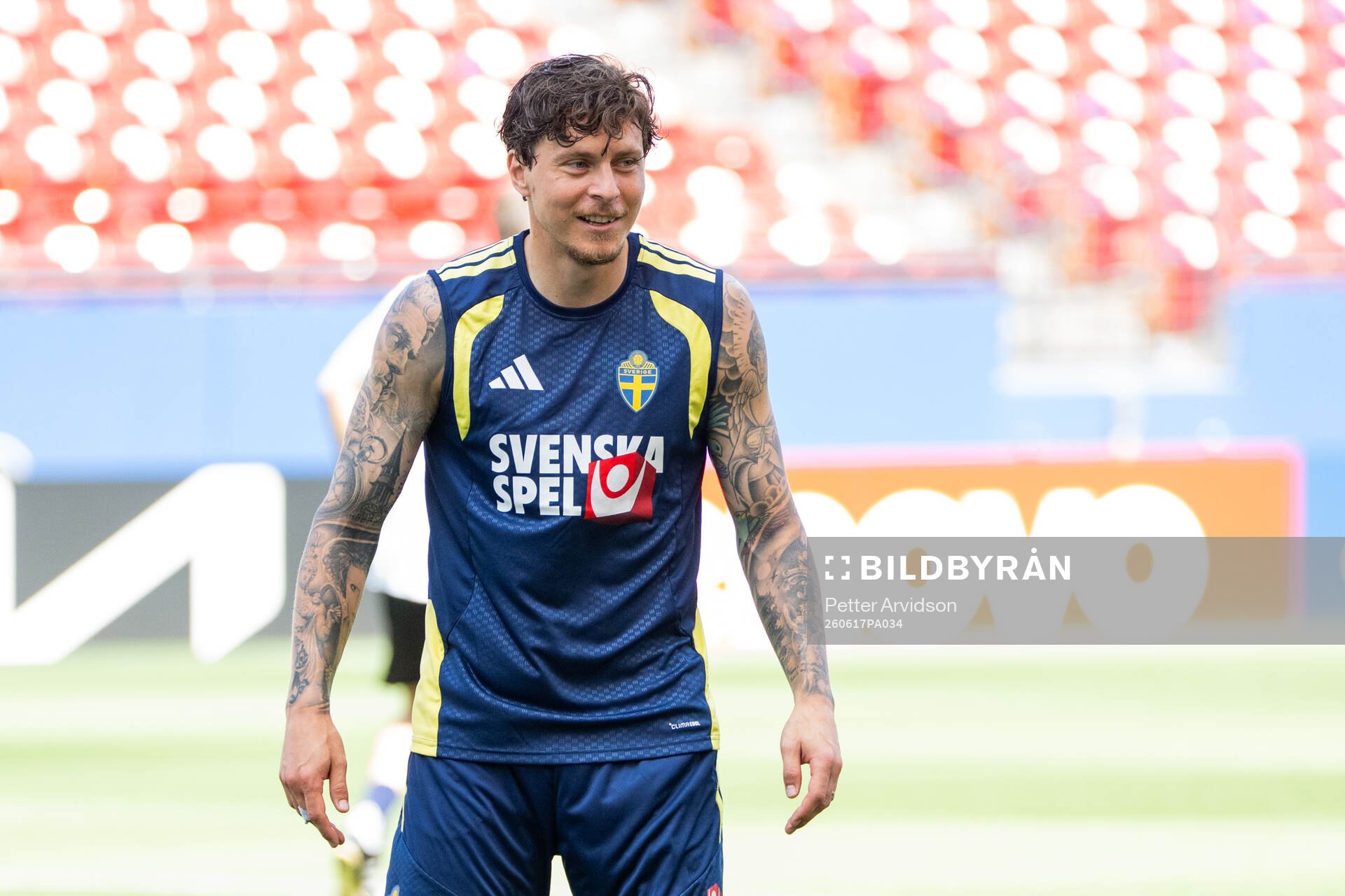 Victor Nilsson Lindelöf of the Swedish national football