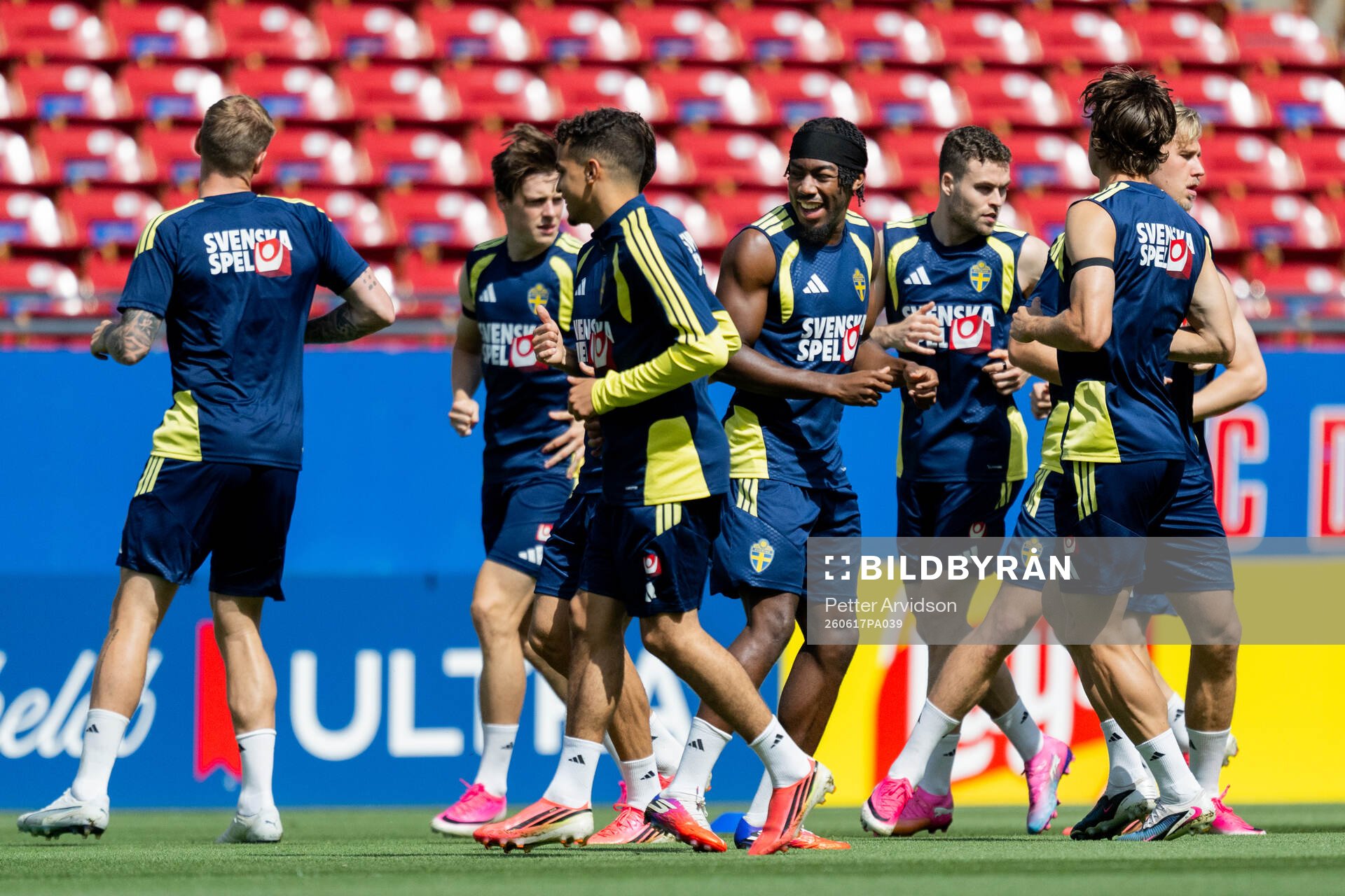 Anthony Elanga of the Swedish national football team at a