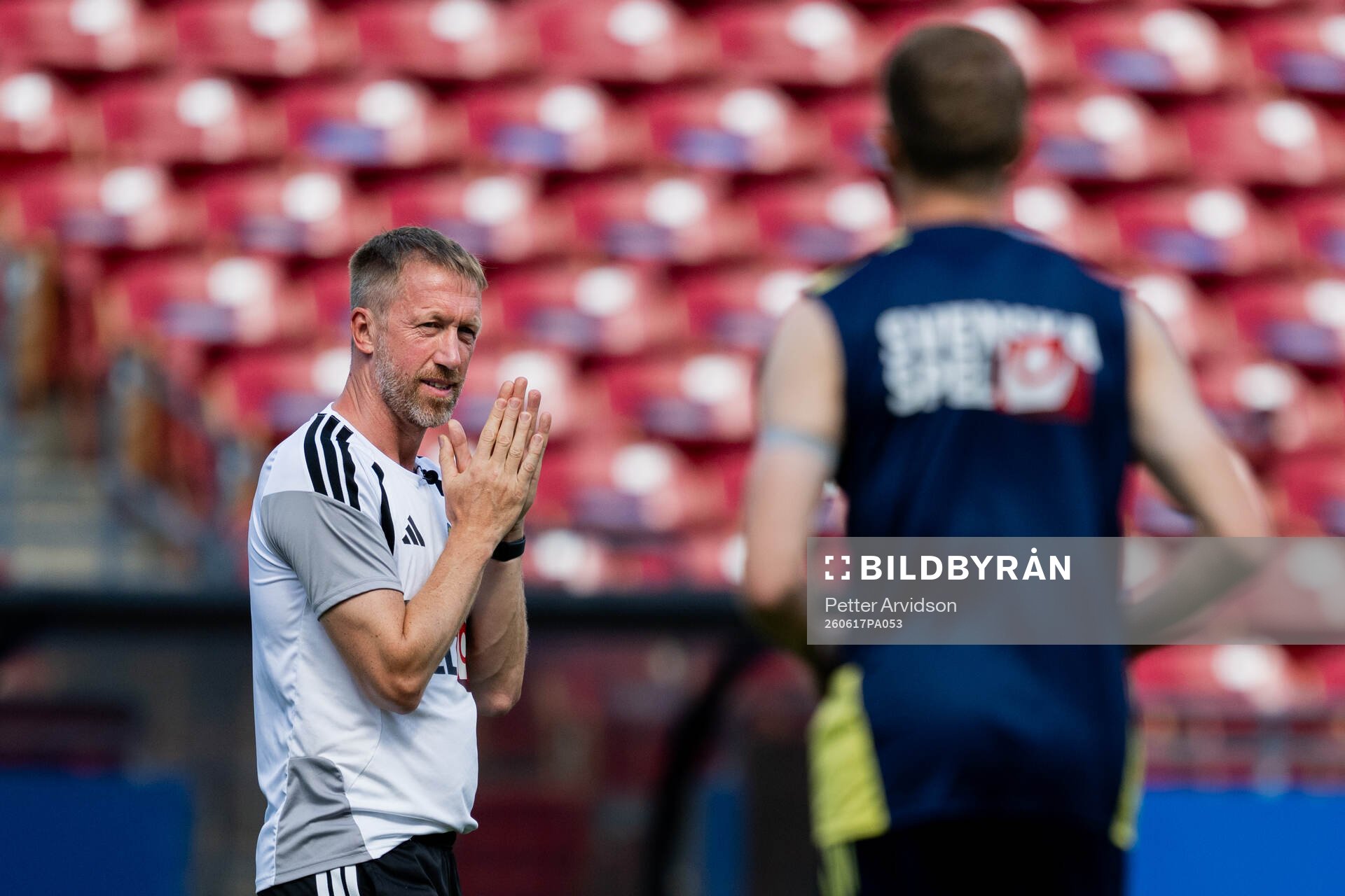 Head coach Graham Potter of the Swedish national football