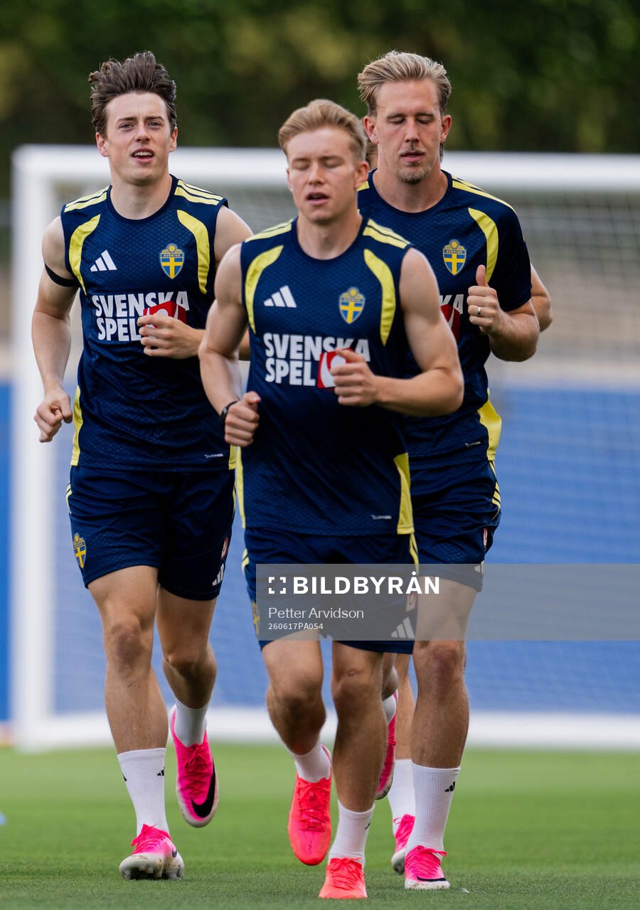Elliot Stroud, Daniel Svensson and Herman Johansson of the