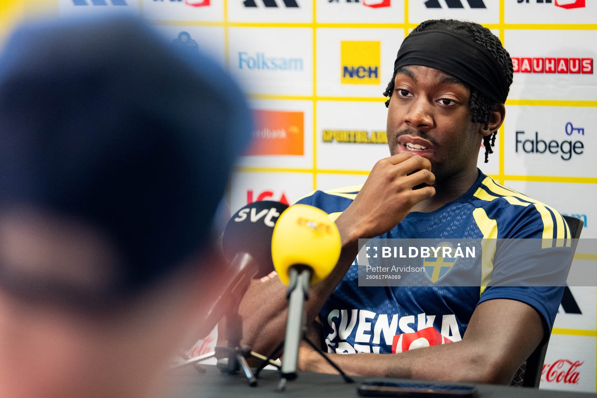 Anthony Elanga of the Swedish men's national football team