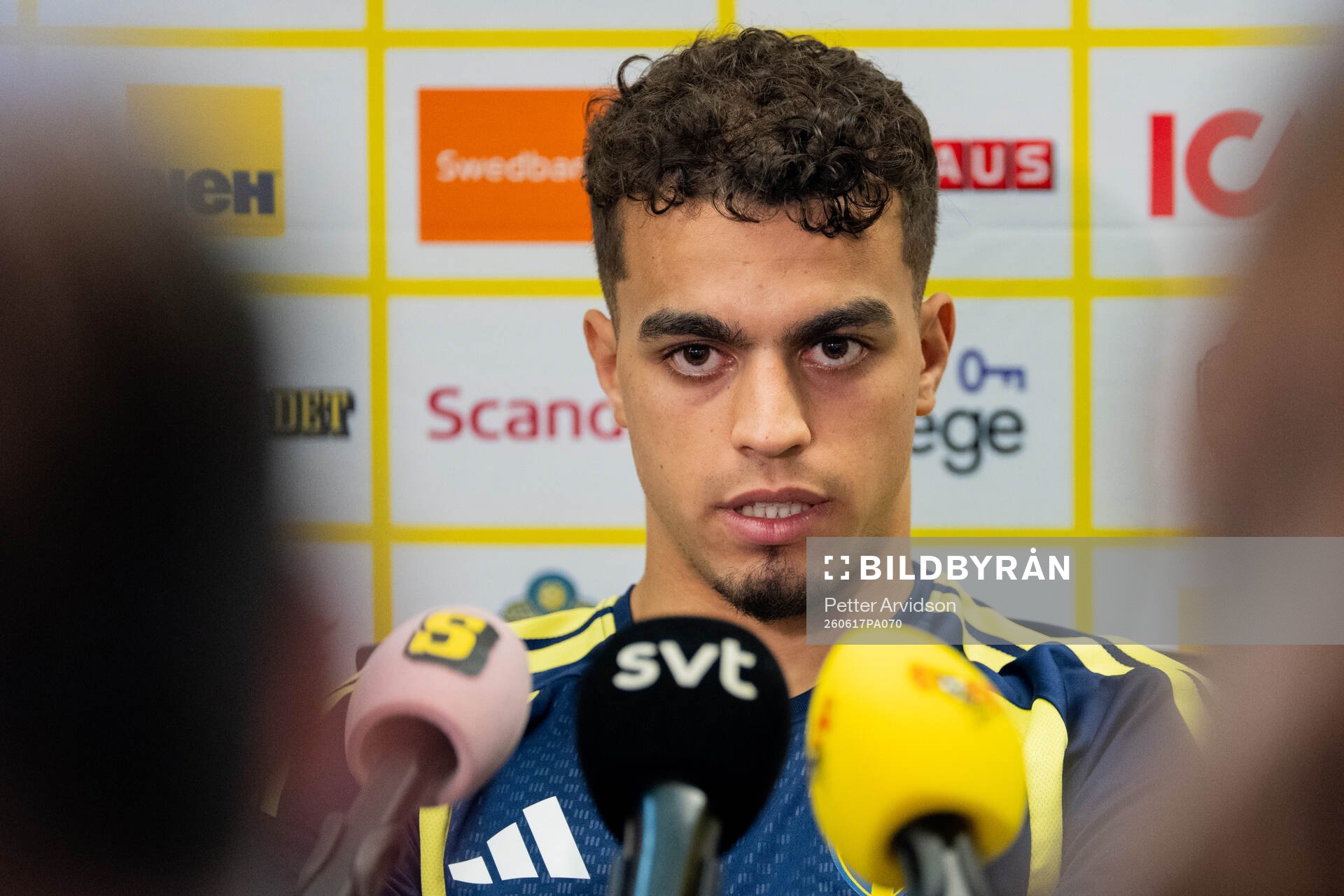 Yasin Ayari of the Swedish men's national football team