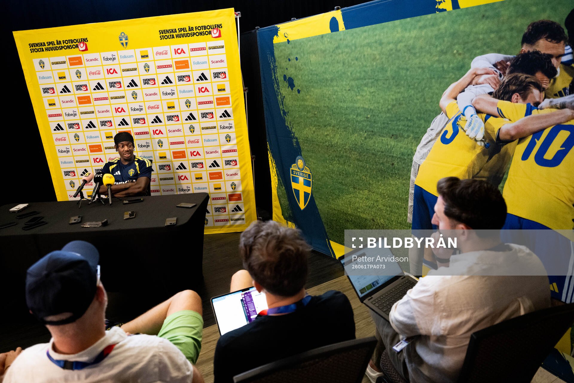 Anthony Elanga of the Swedish men's national football team