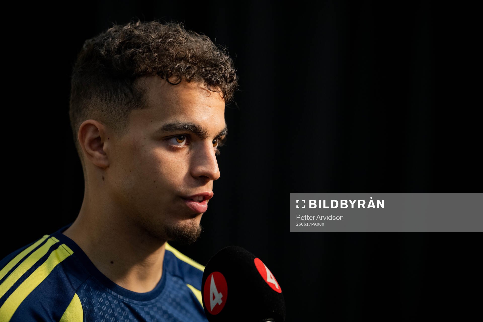 Yasin Ayari of the Swedish men's national football team
