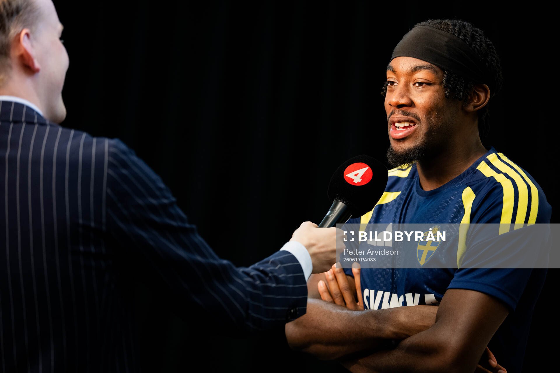 Anthony Elanga of the Swedish men's national football team