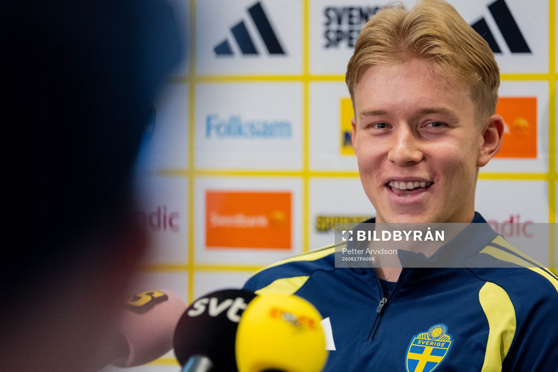 Daniel Svensson of the Swedish men's national football team