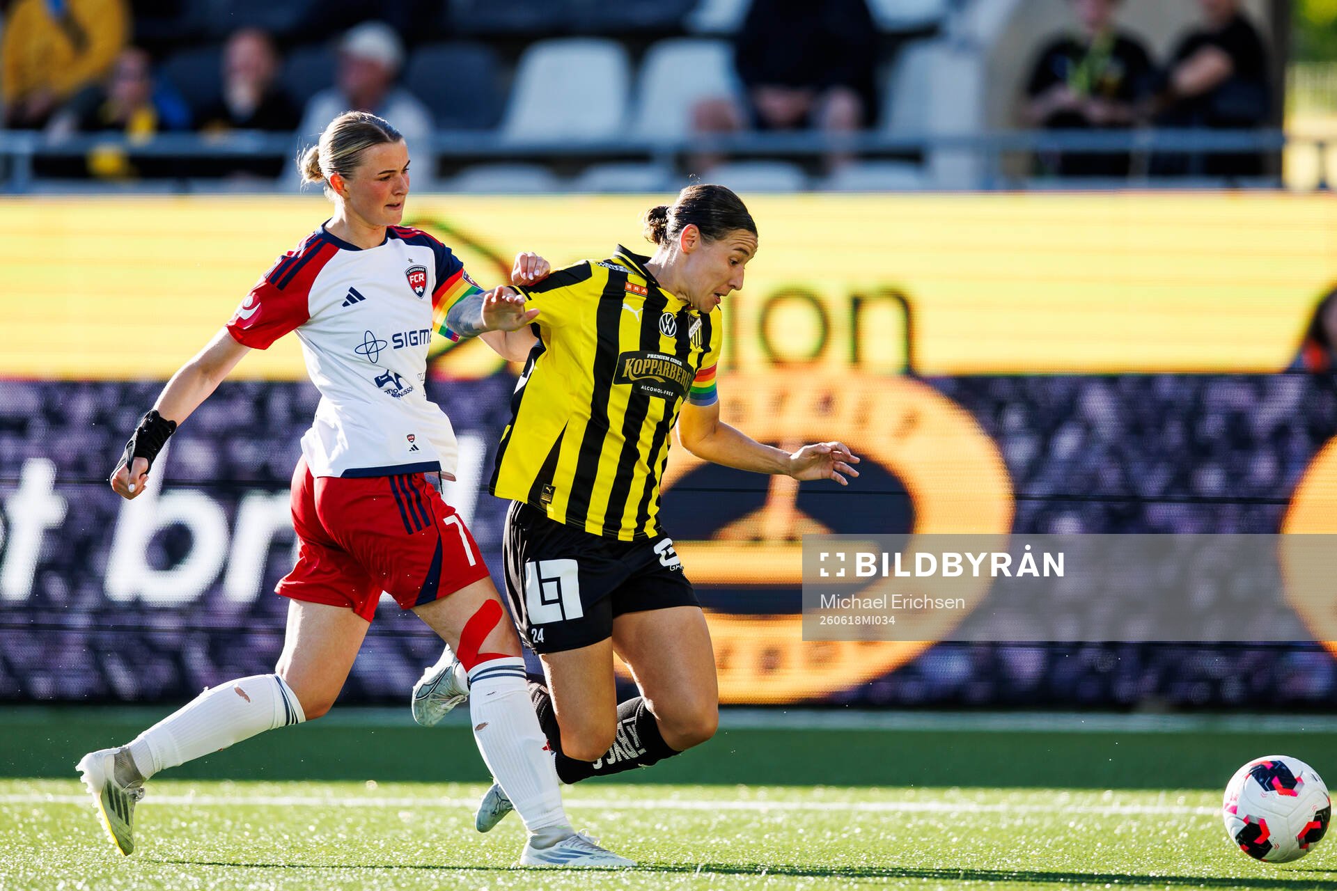 Rosengårds Thea Sørbo och Häckens Tabitha Michelle