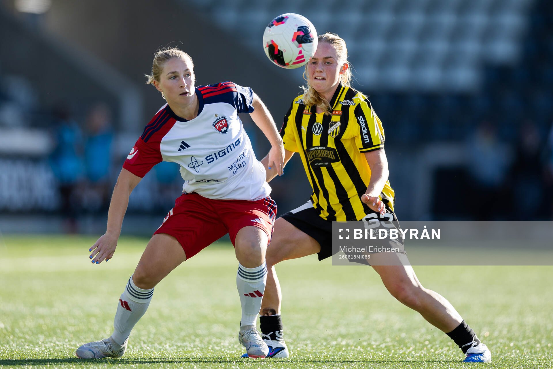 Rosengårds Hanna Andersson och Häckens Pernille Sanvig