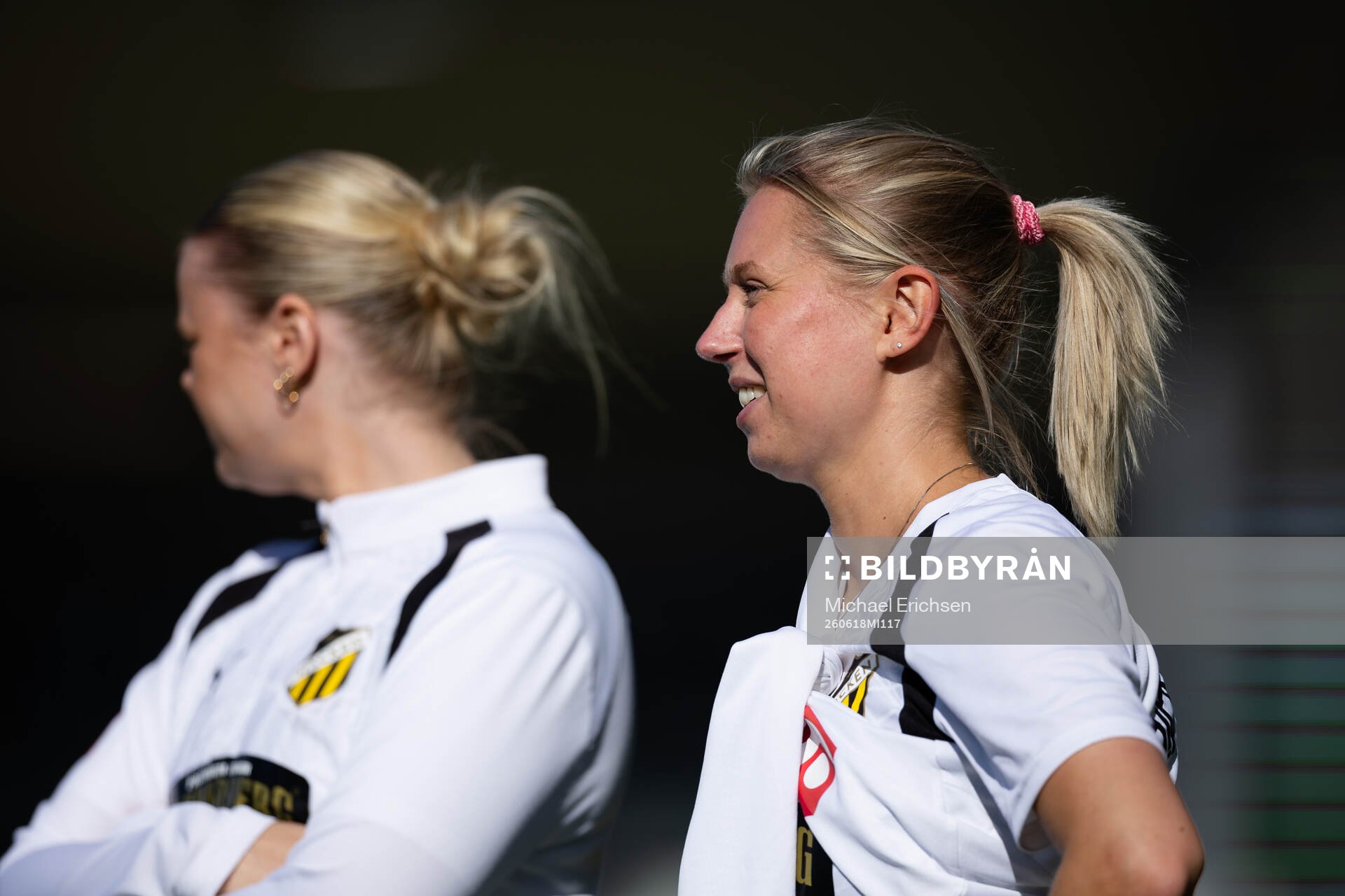 Häckens fysioterapeuter Ida Augustsson och Mikaela
