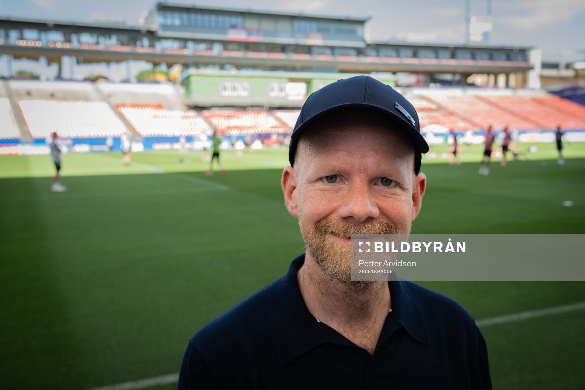 FIFA Secretary General Mattias Grafström at a training