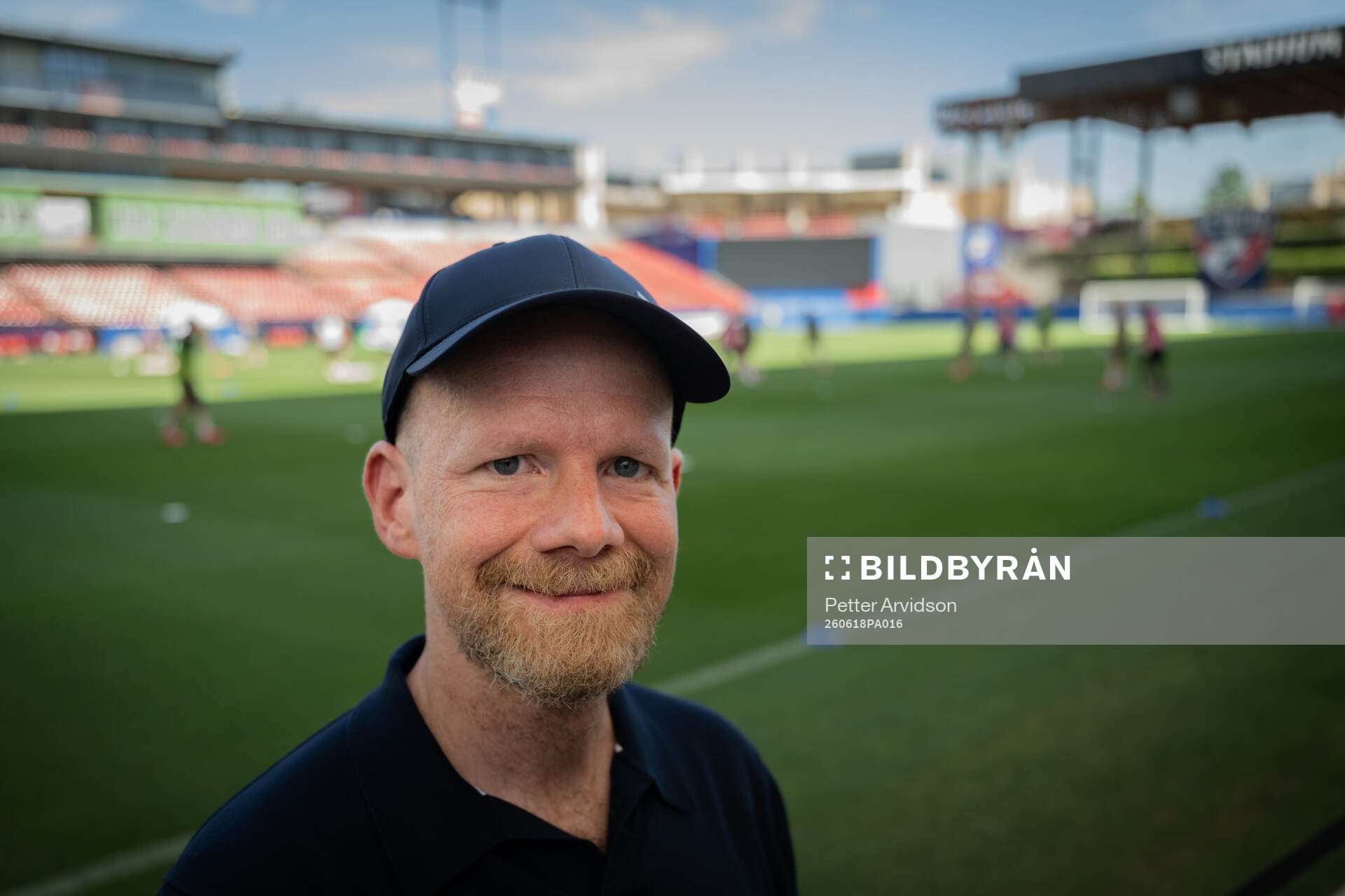 FIFA Secretary General Mattias Grafström at a training