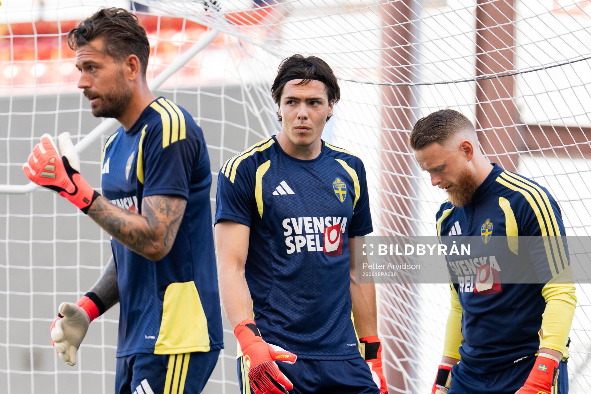 Goalkeeper Kristoffer Nordfeldt, goalkeeper Jacob Widell