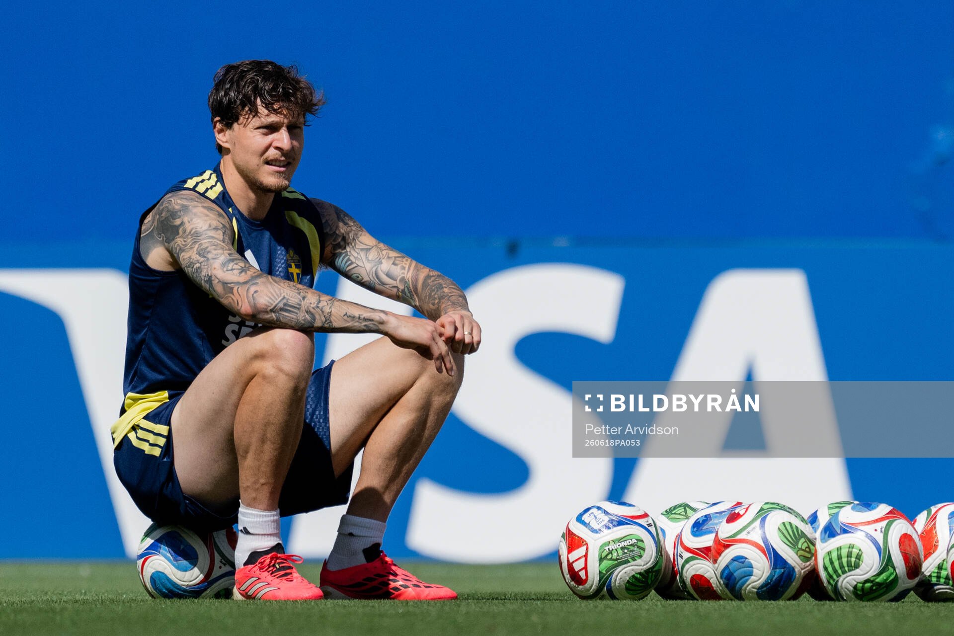 Victor Nilsson Lindelöf of the Swedish national football
