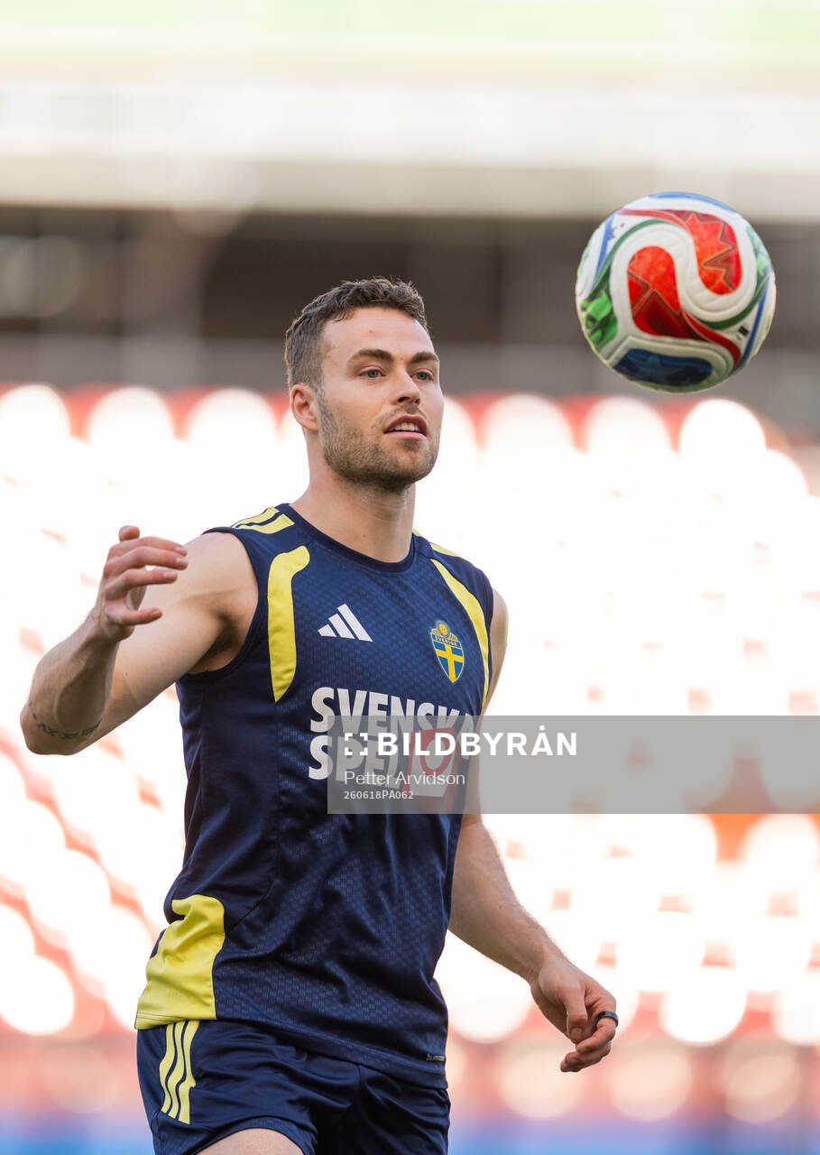 Gabriel Gudmundsson of the Swedish national football team