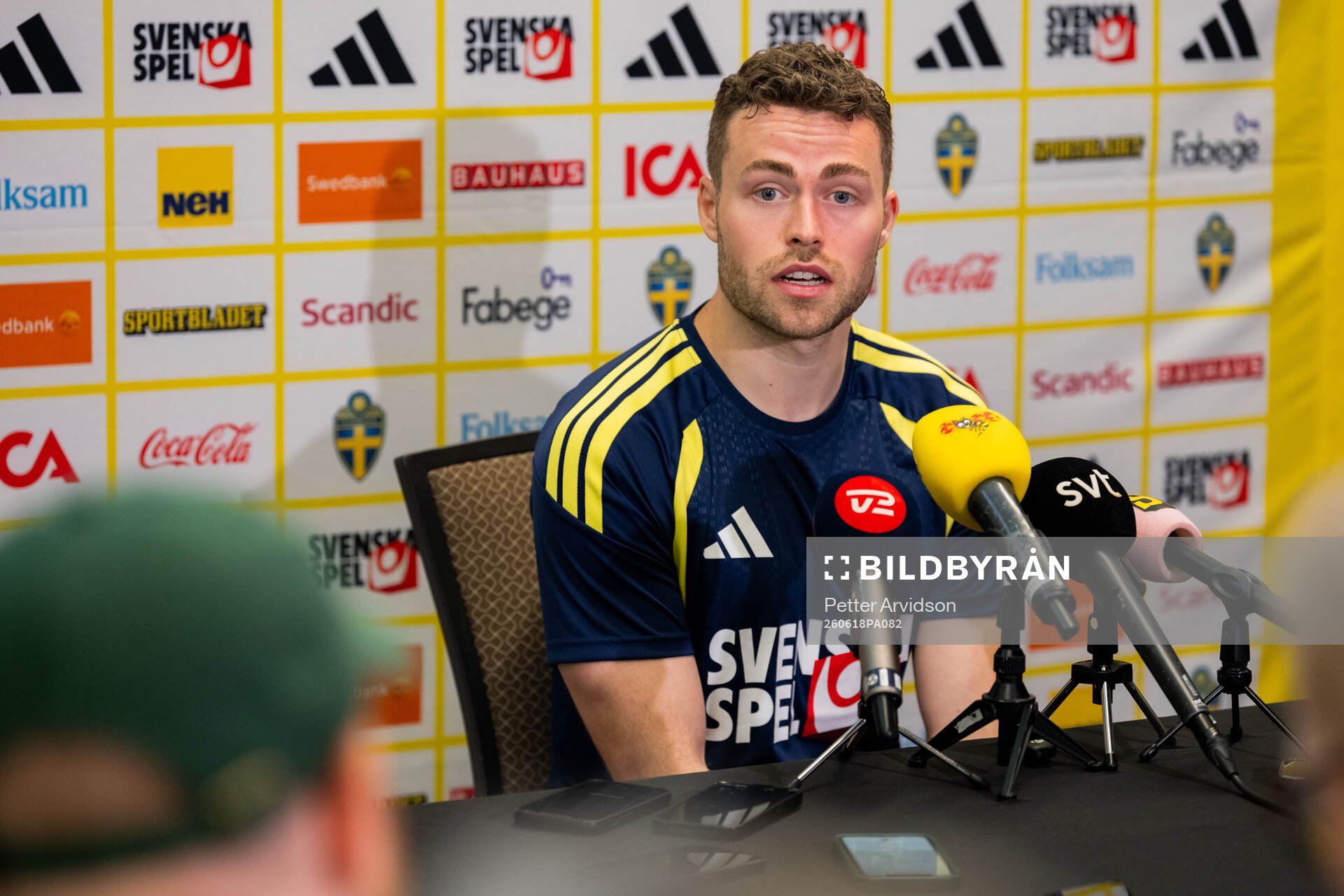 Gabriel Gudmundsson of the Swedish men's national football