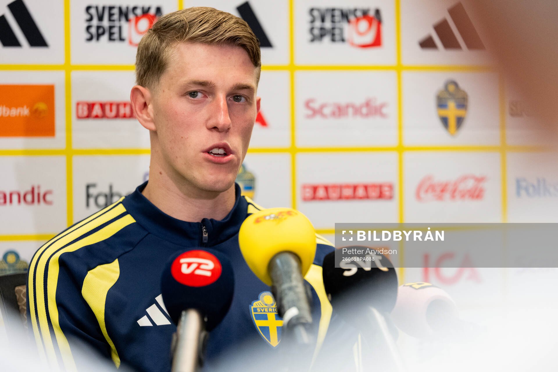 Alexander Bernhardsson of the Swedish men's national