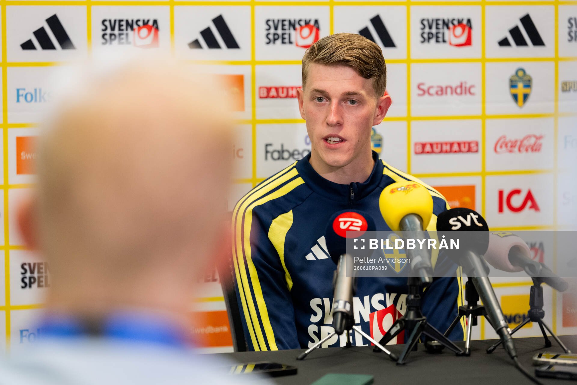 Alexander Bernhardsson of the Swedish men's national
