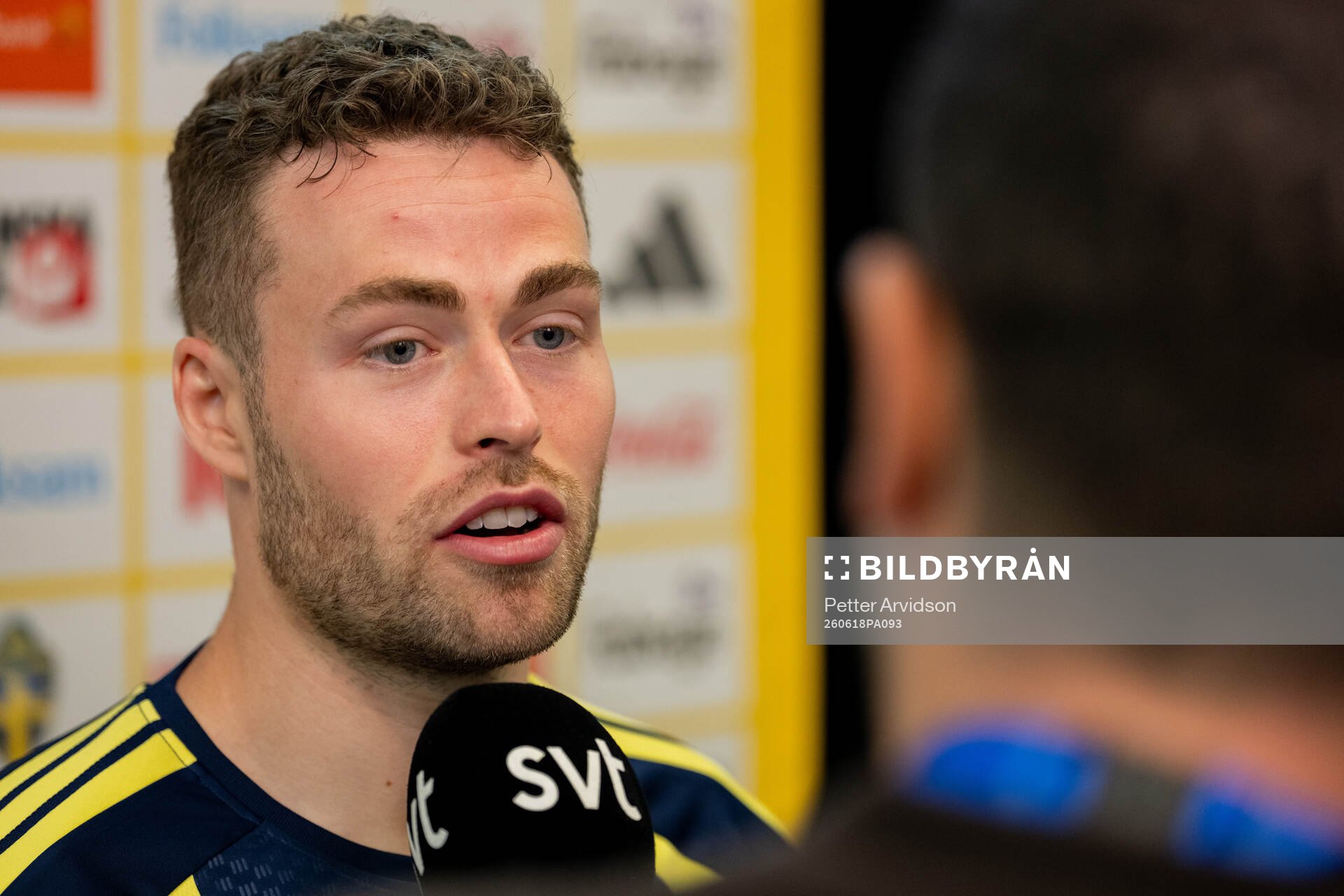 Gabriel Gudmundsson of the Swedish men's national football