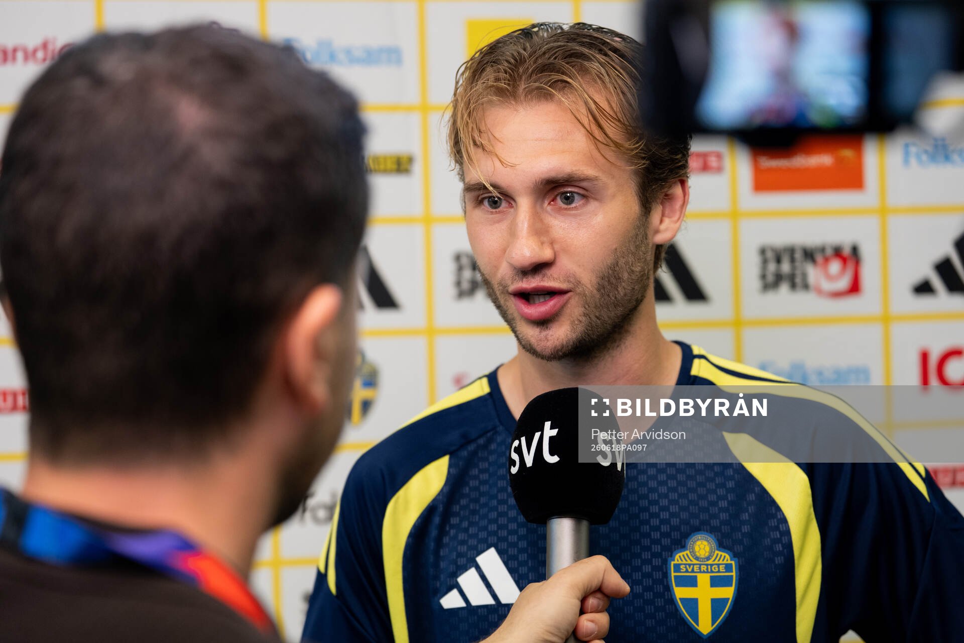 Benjamin Nygren of the Swedish men's national football team